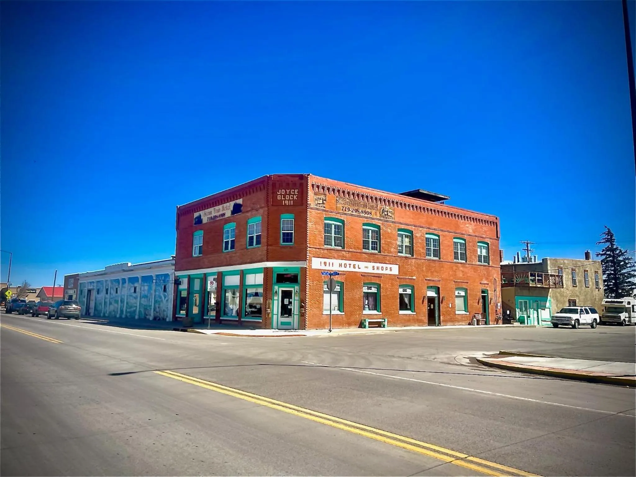 Property building in Steam Train Hotel