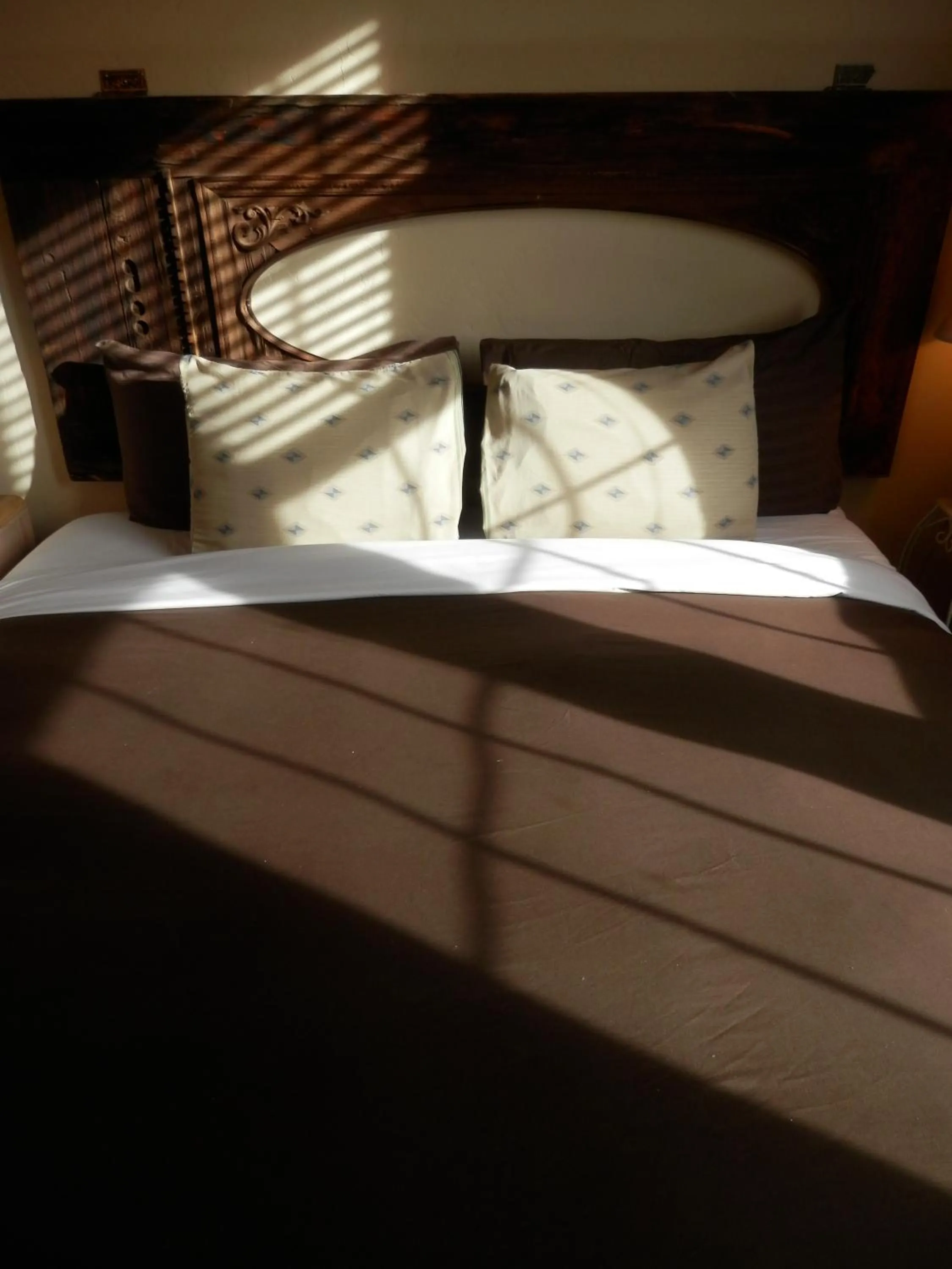 Bed in Steam Train Hotel