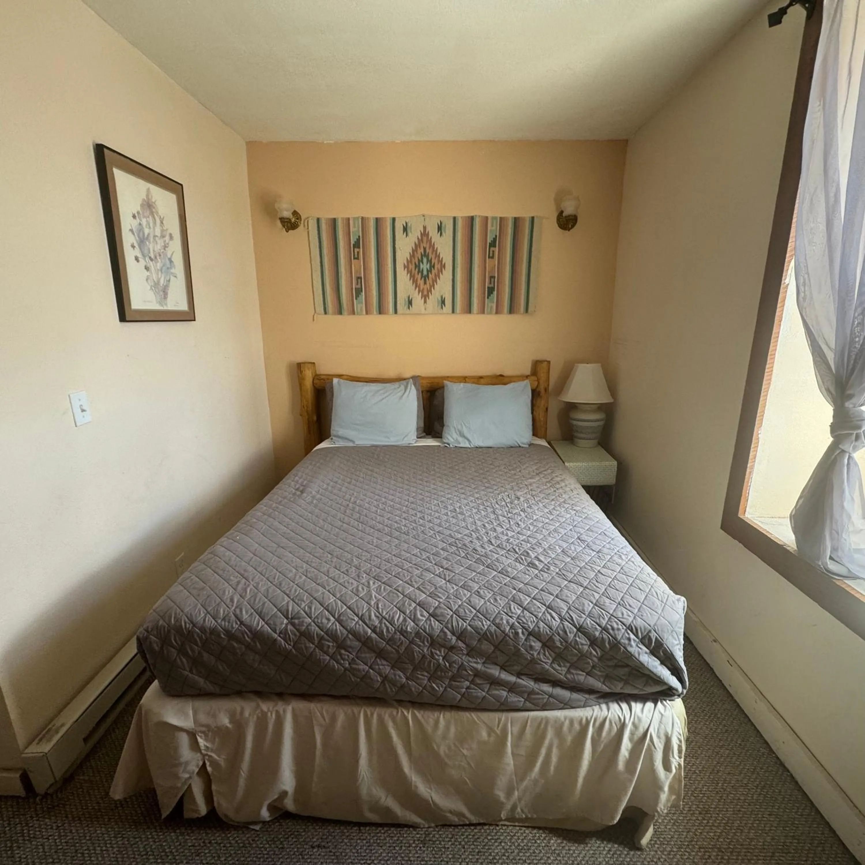 Bed in Steam Train Hotel