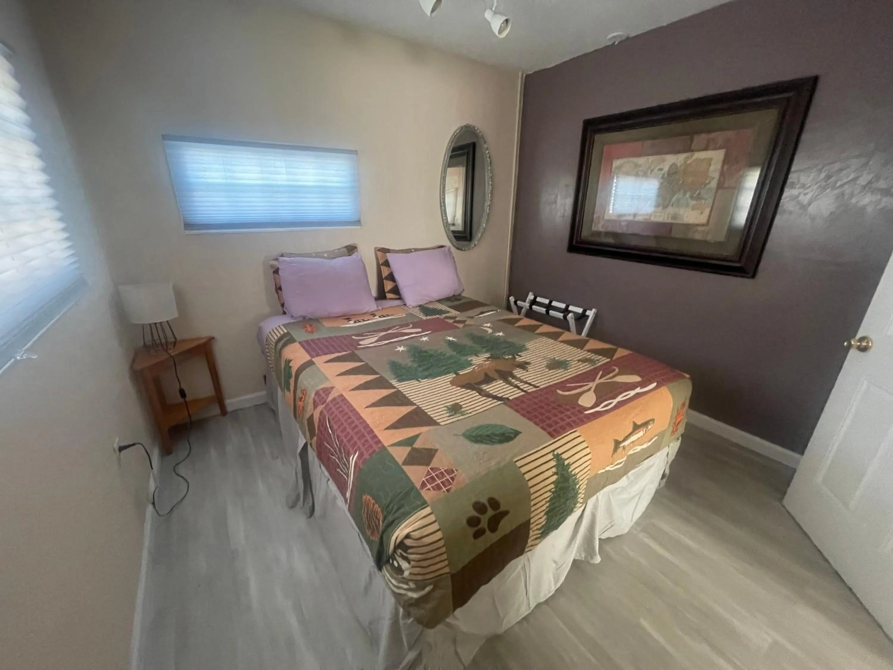 Bed in Steam Train Hotel