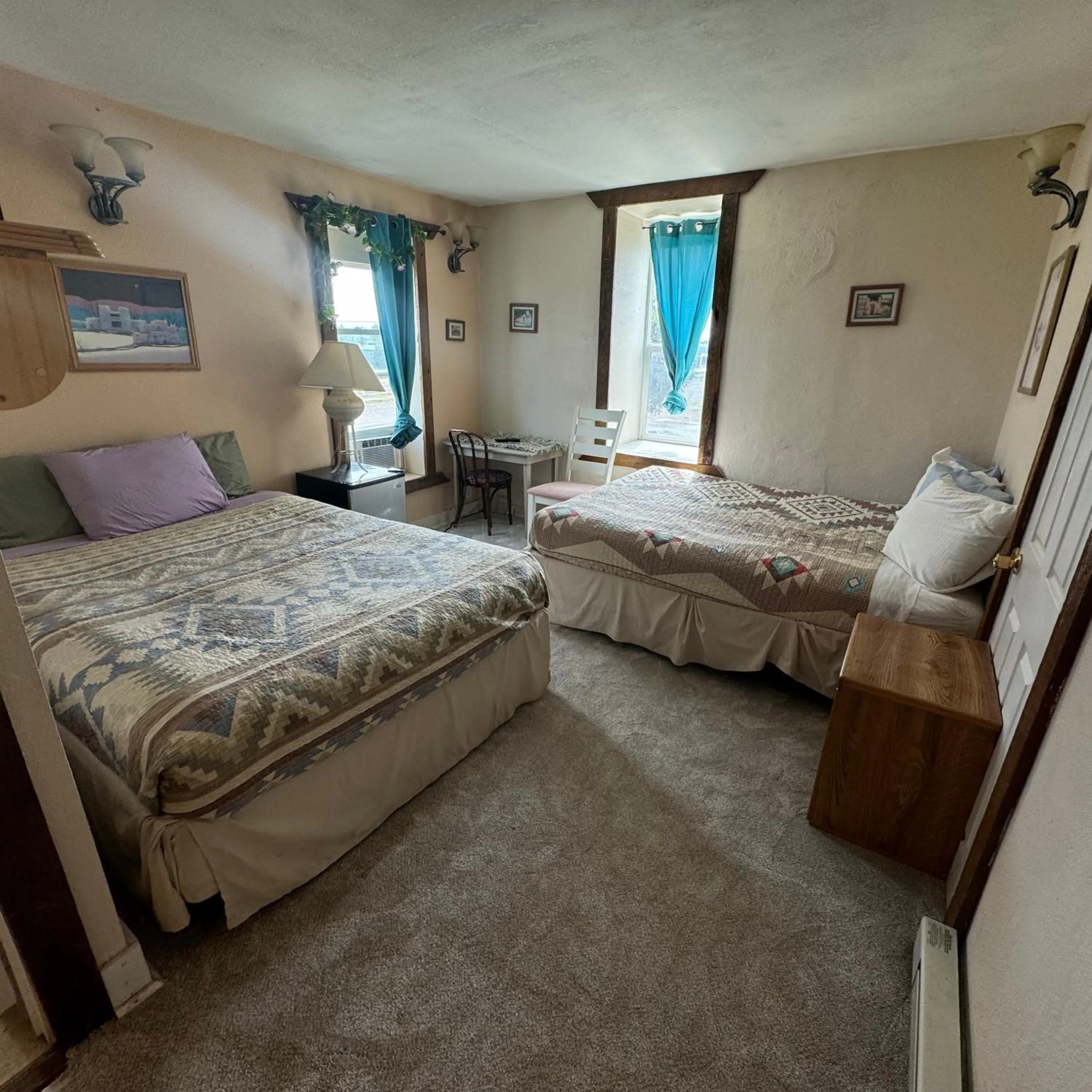 Bed in Steam Train Hotel