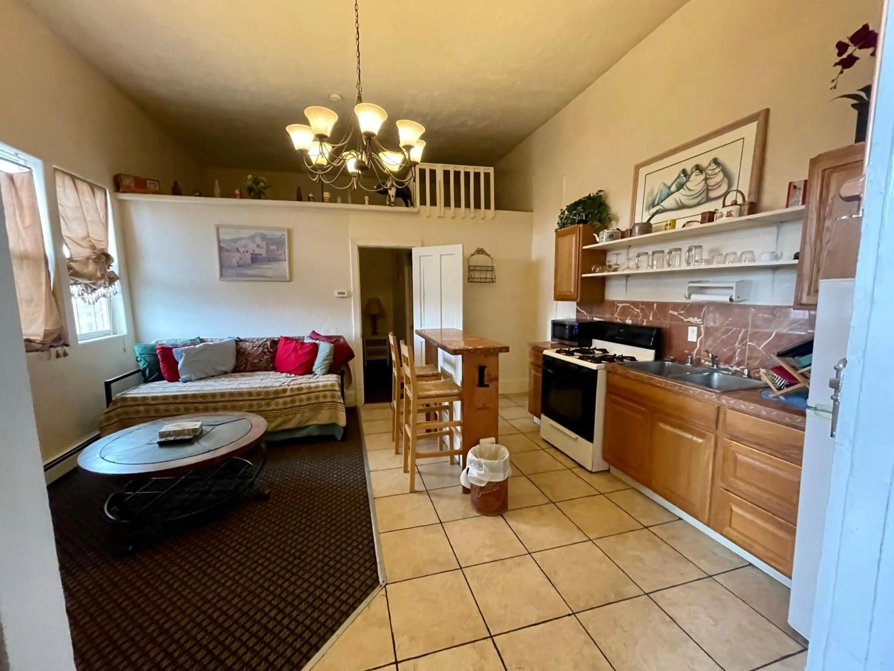 Kitchen or kitchenette in Steam Train Hotel