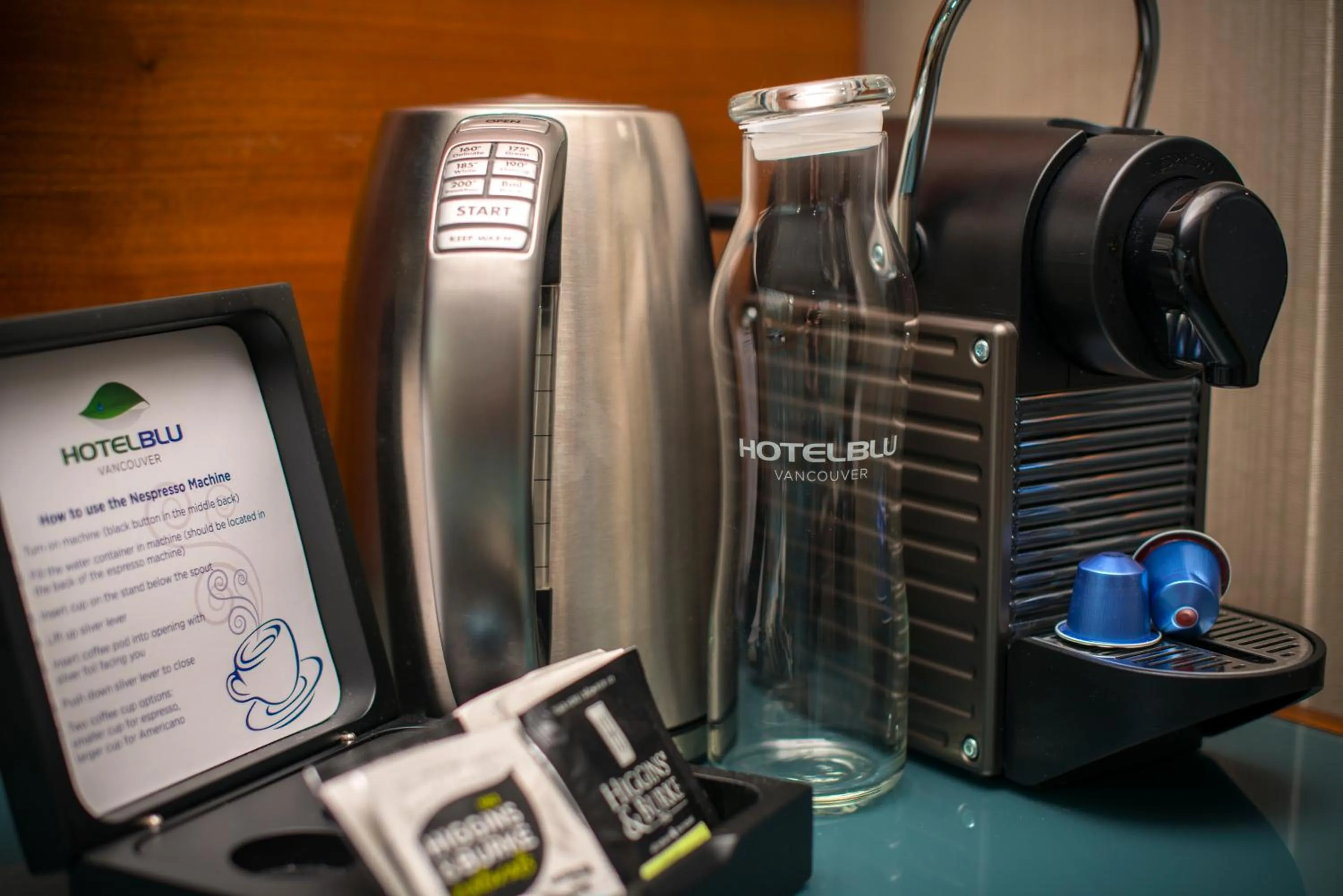 Coffee/tea facilities in Hotel BLU