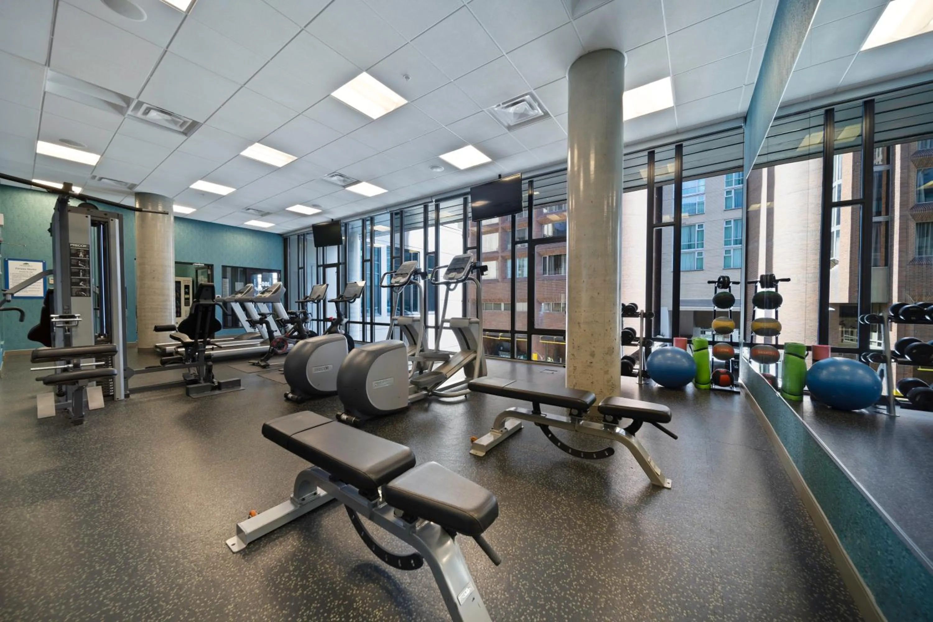 Fitness centre/facilities in Hotel BLU