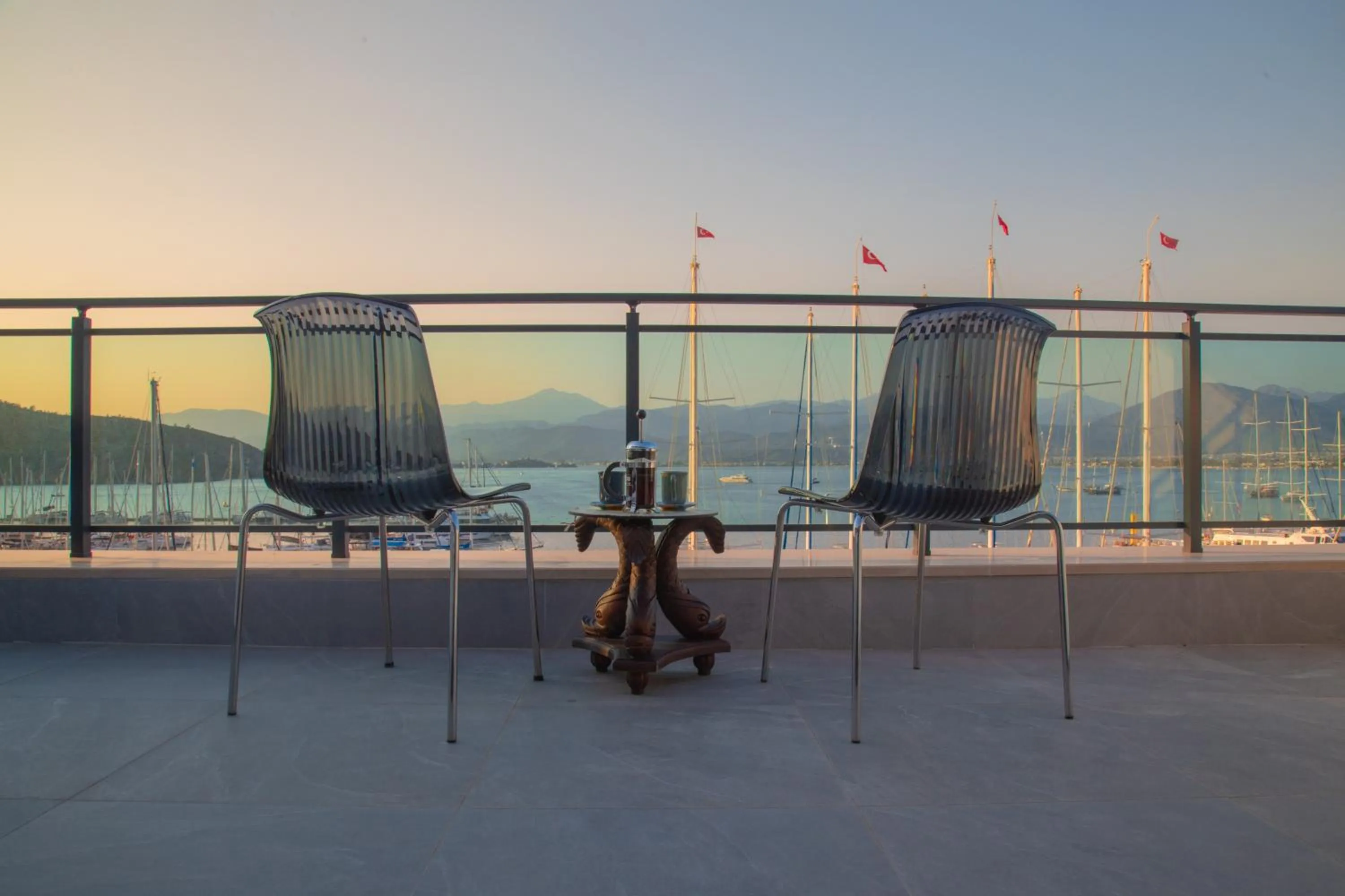 Balcony/Terrace in Körfez Residence