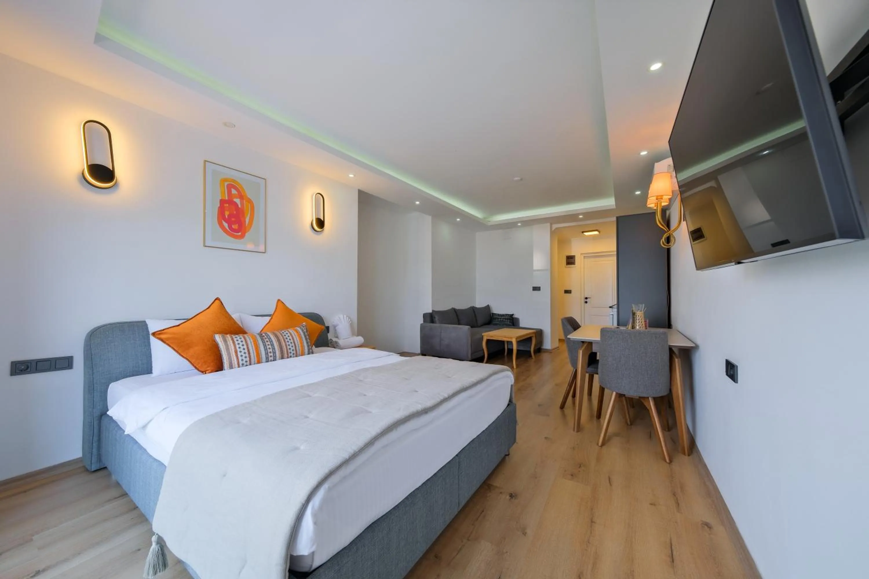 Photo of the whole room, Bed in Körfez Residence