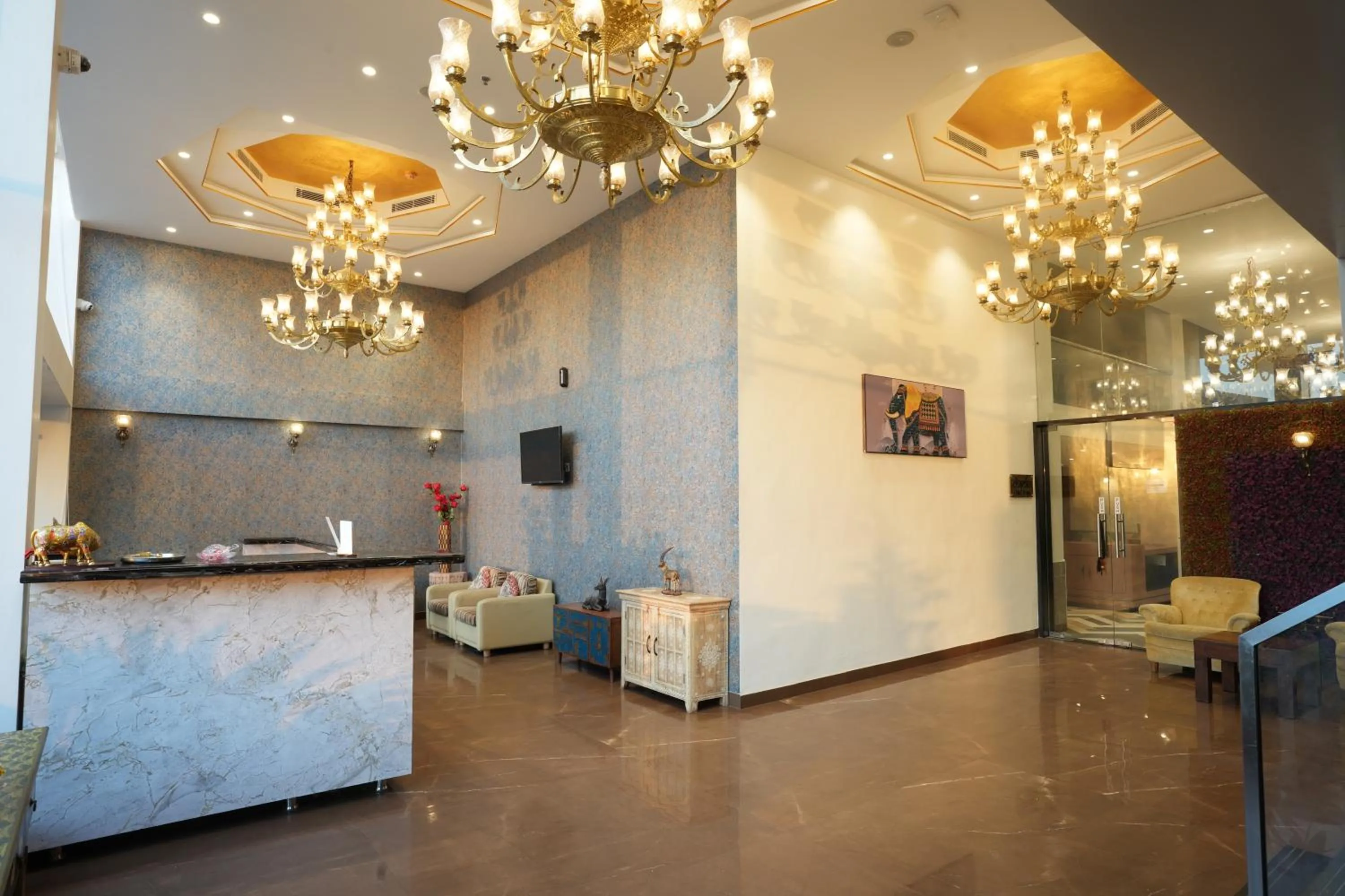 Lobby or reception in Stamps by Eight Continents, Jodhpur