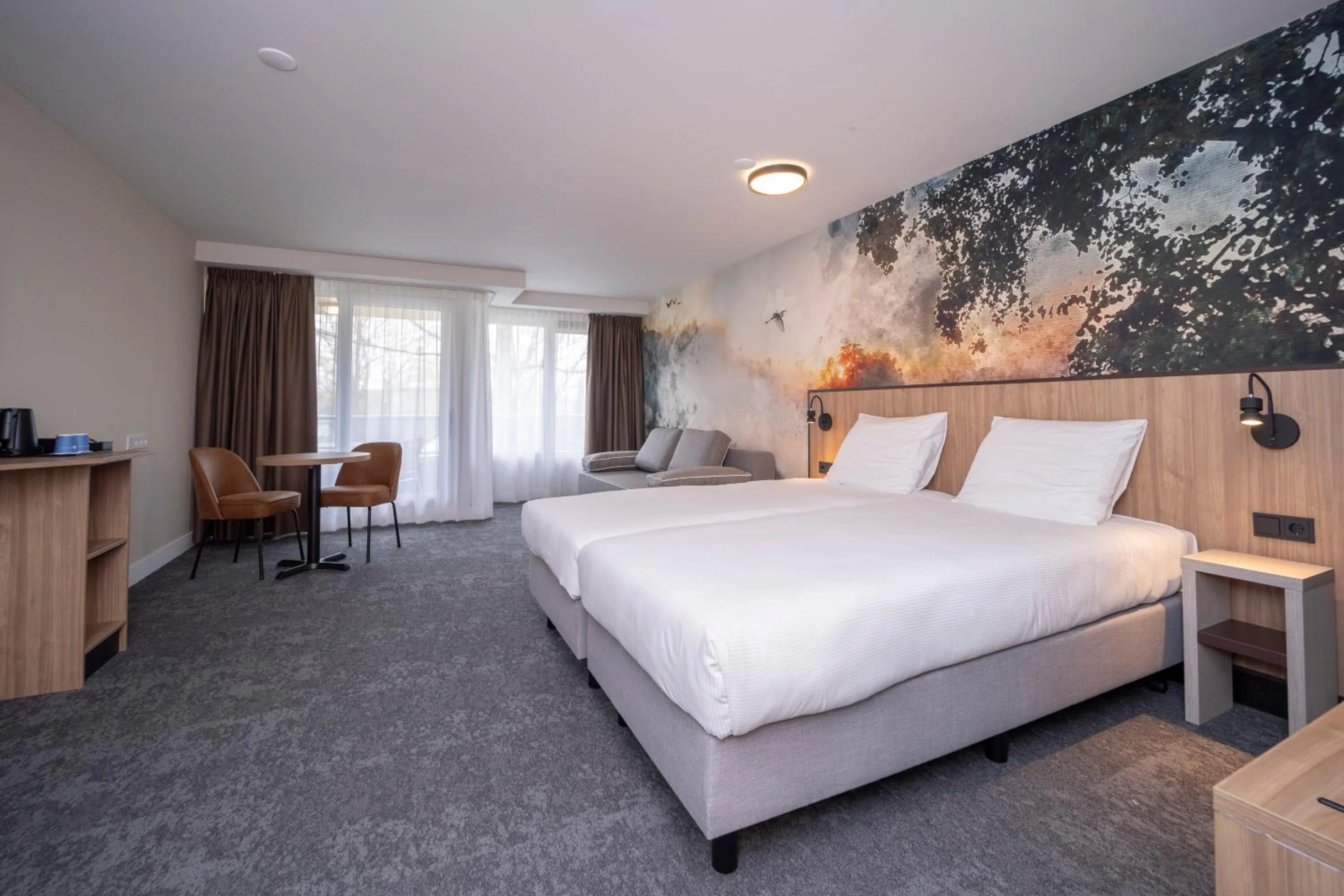 Photo of the whole room, Bed in Fletcher Hotel-Restaurant Langewold