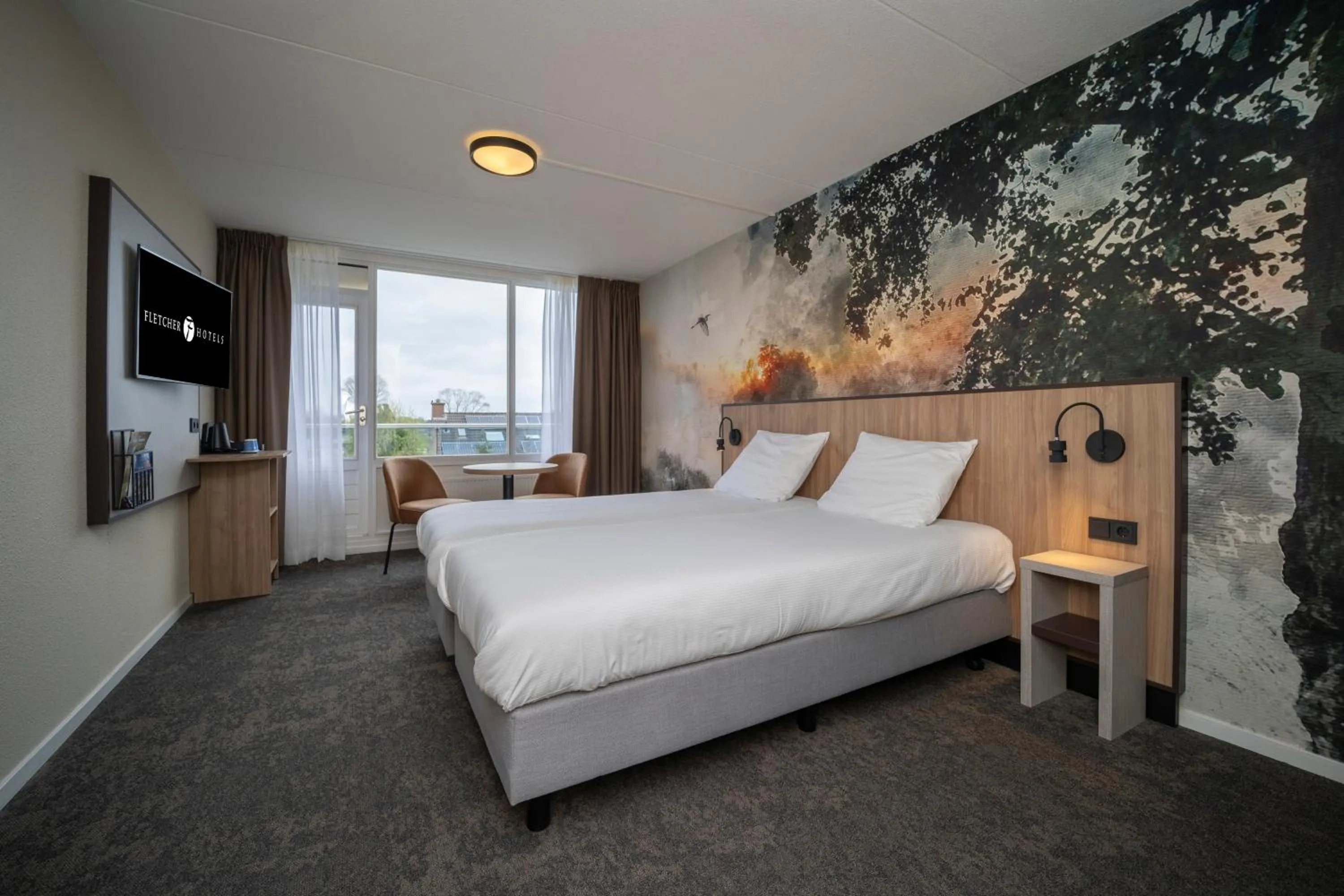 Bedroom, Bed in Fletcher Hotel-Restaurant Langewold