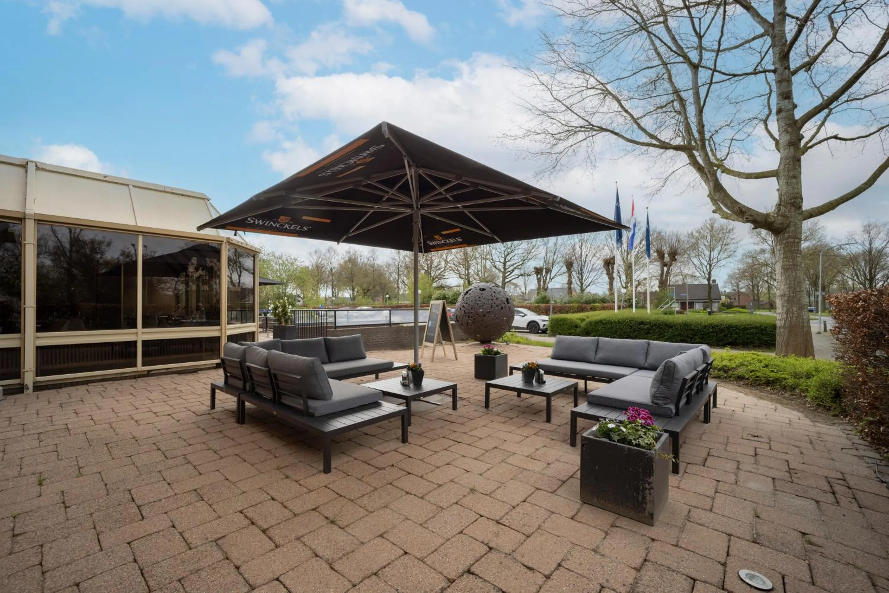 Garden in Fletcher Hotel-Restaurant Langewold