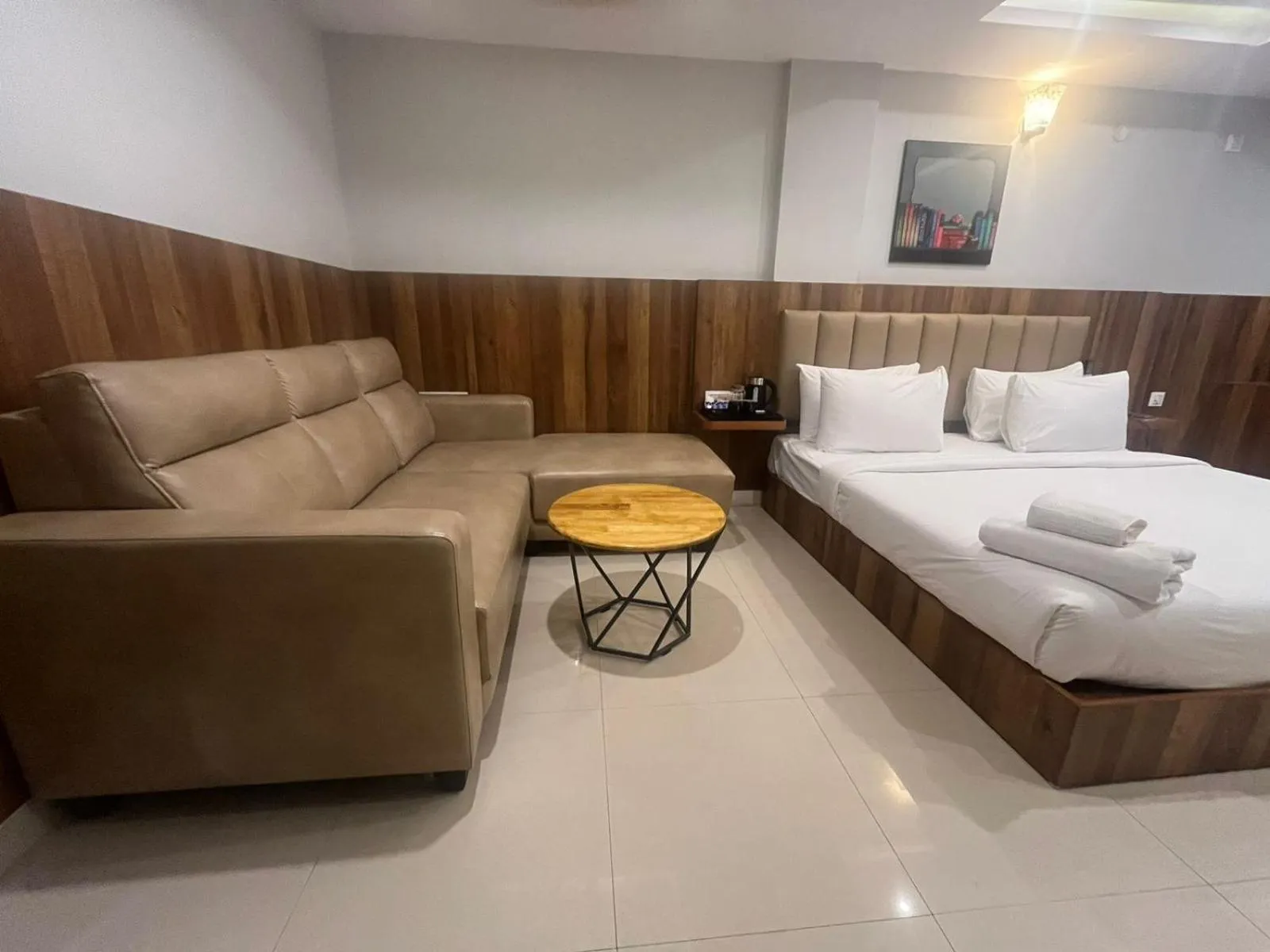 Bed in Hotel Avenue Suites Near International Airport Bangalore