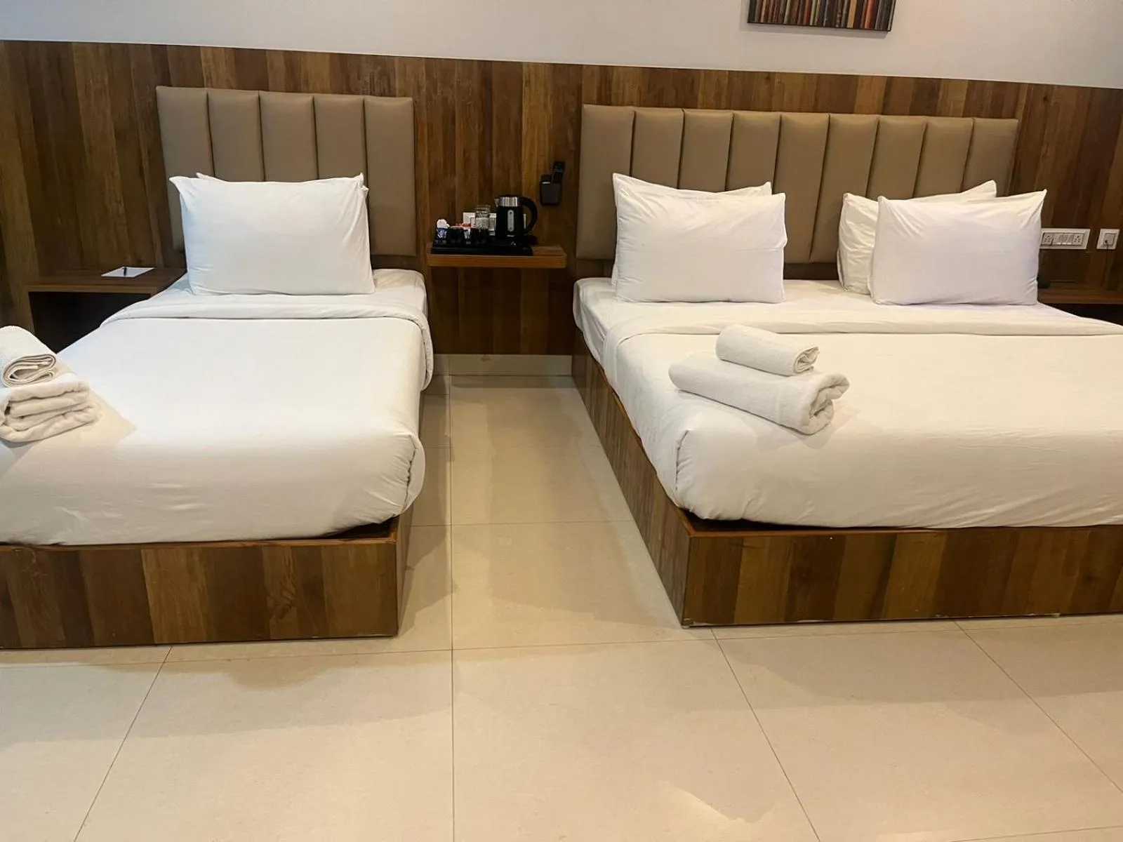 Bed in Hotel Avenue Suites Near International Airport Bangalore