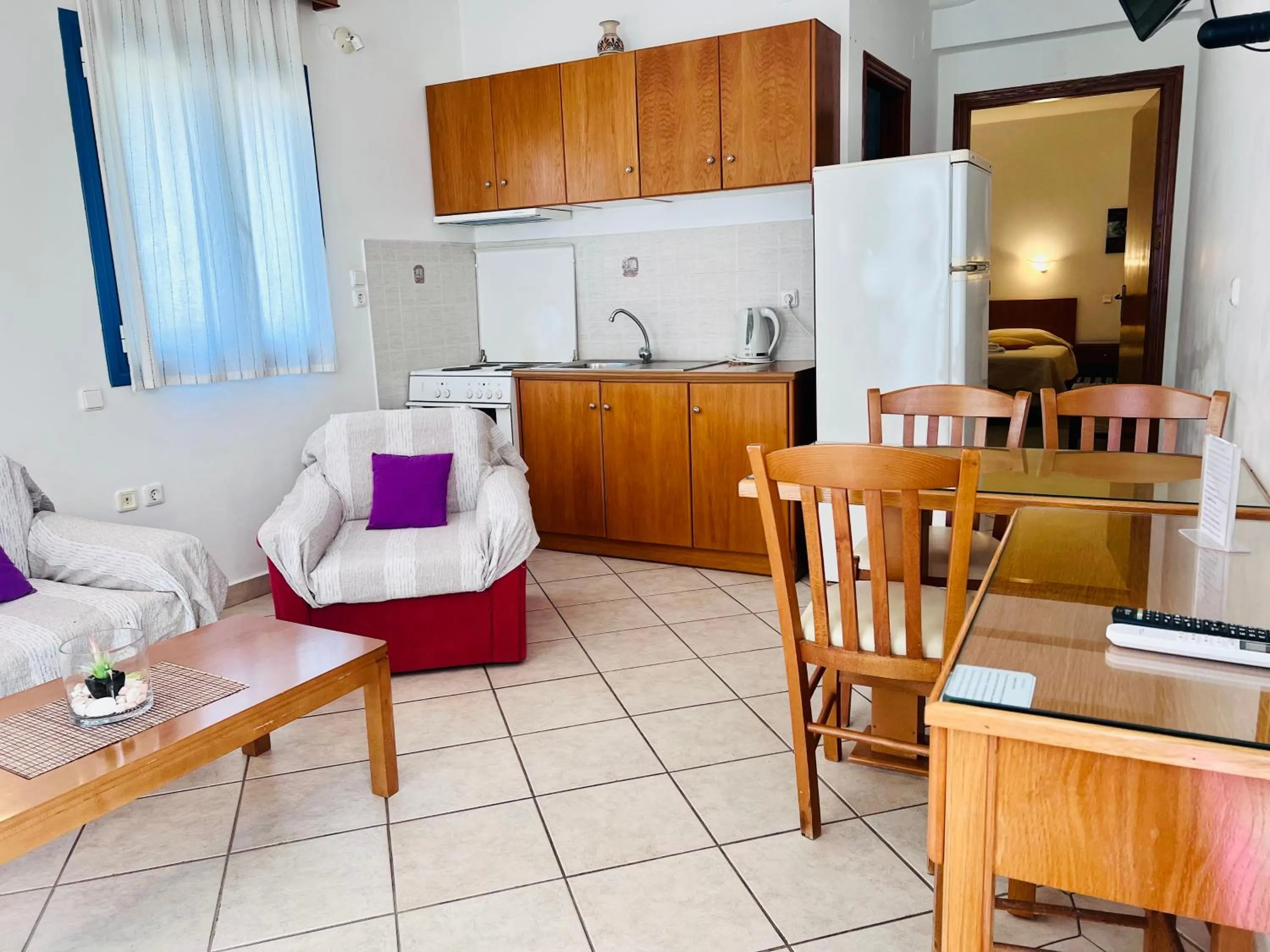 Seating area in KTM Sunny Villas