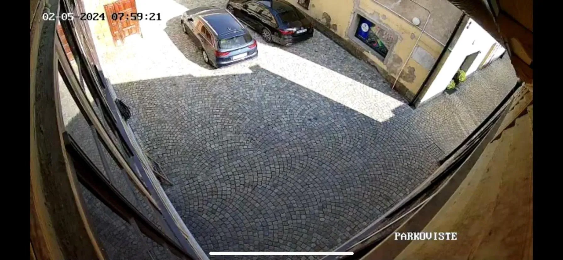 Parking in Aparthotel Slezák