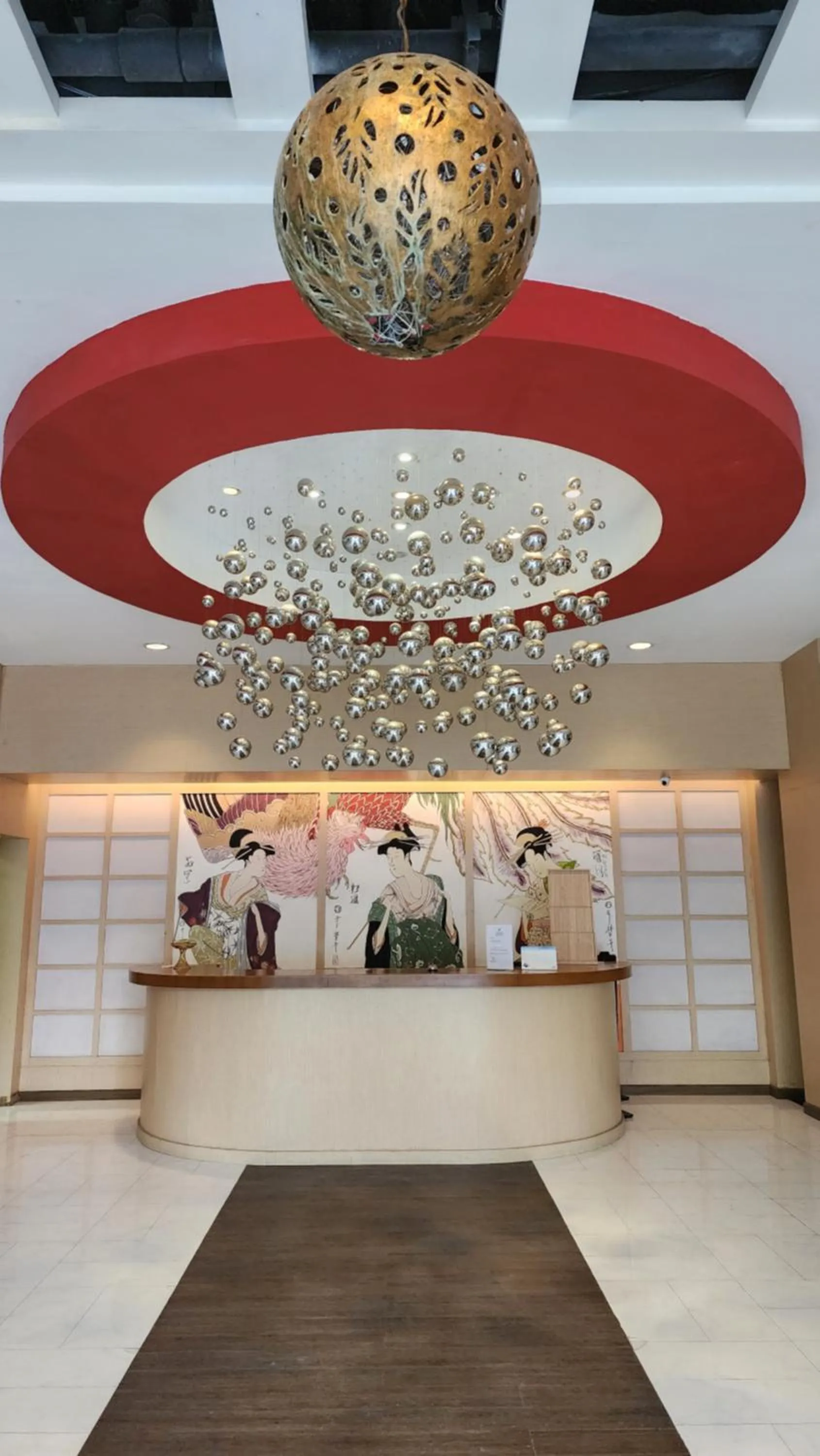 Decorative detail in Kimono Spa Hotel