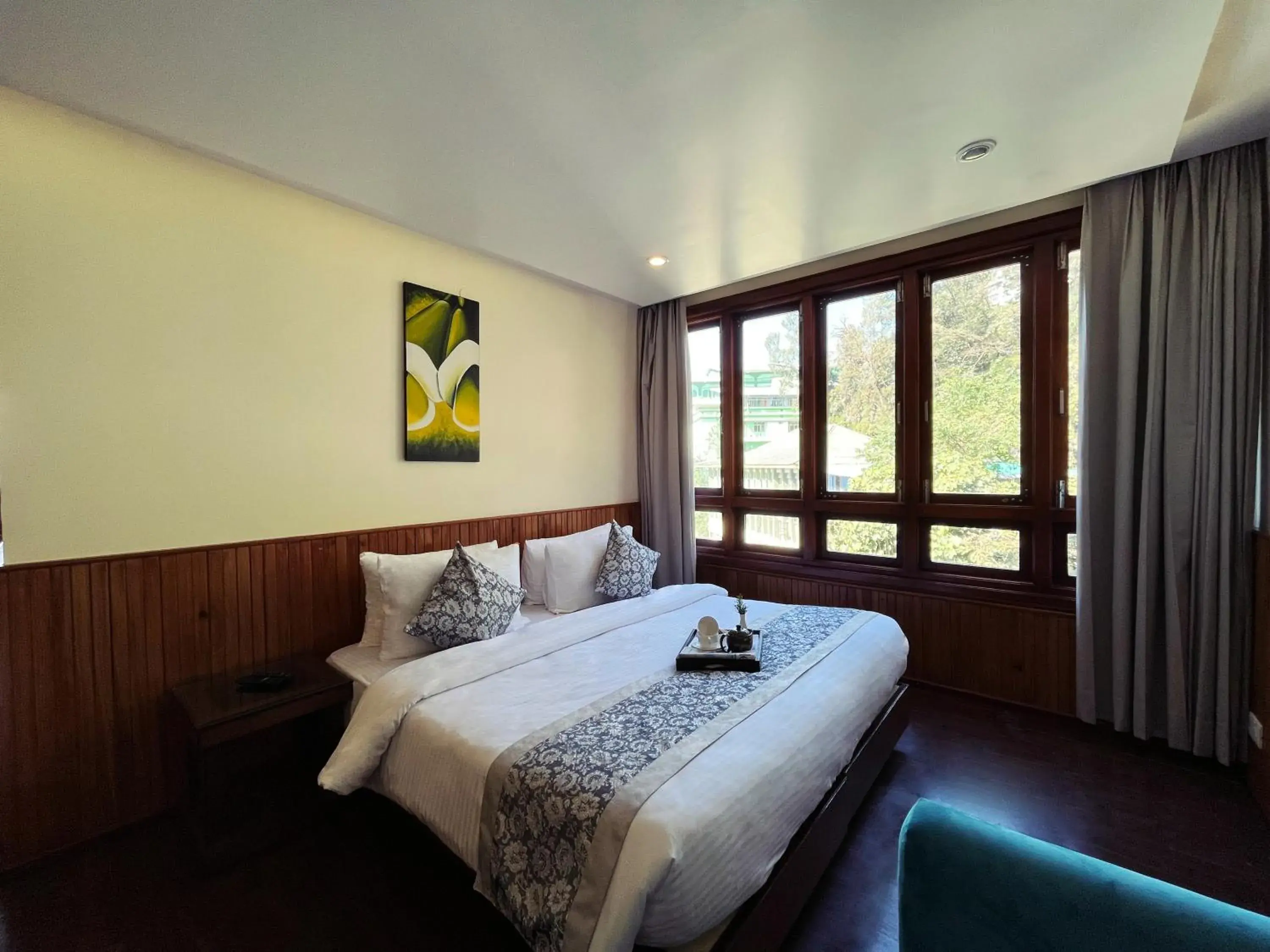 Double Room with Mountain View in Cilantro Unwind Delisso Abode,Gangtok Double Room with Mountain View in Cilantro Unwind Delisso Abode,Gangtok