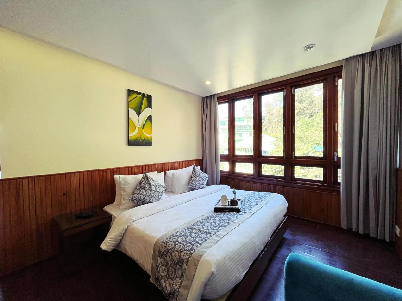 Bedroom, Bed in Cilantro Unwind Delisso Abode,Gangtok