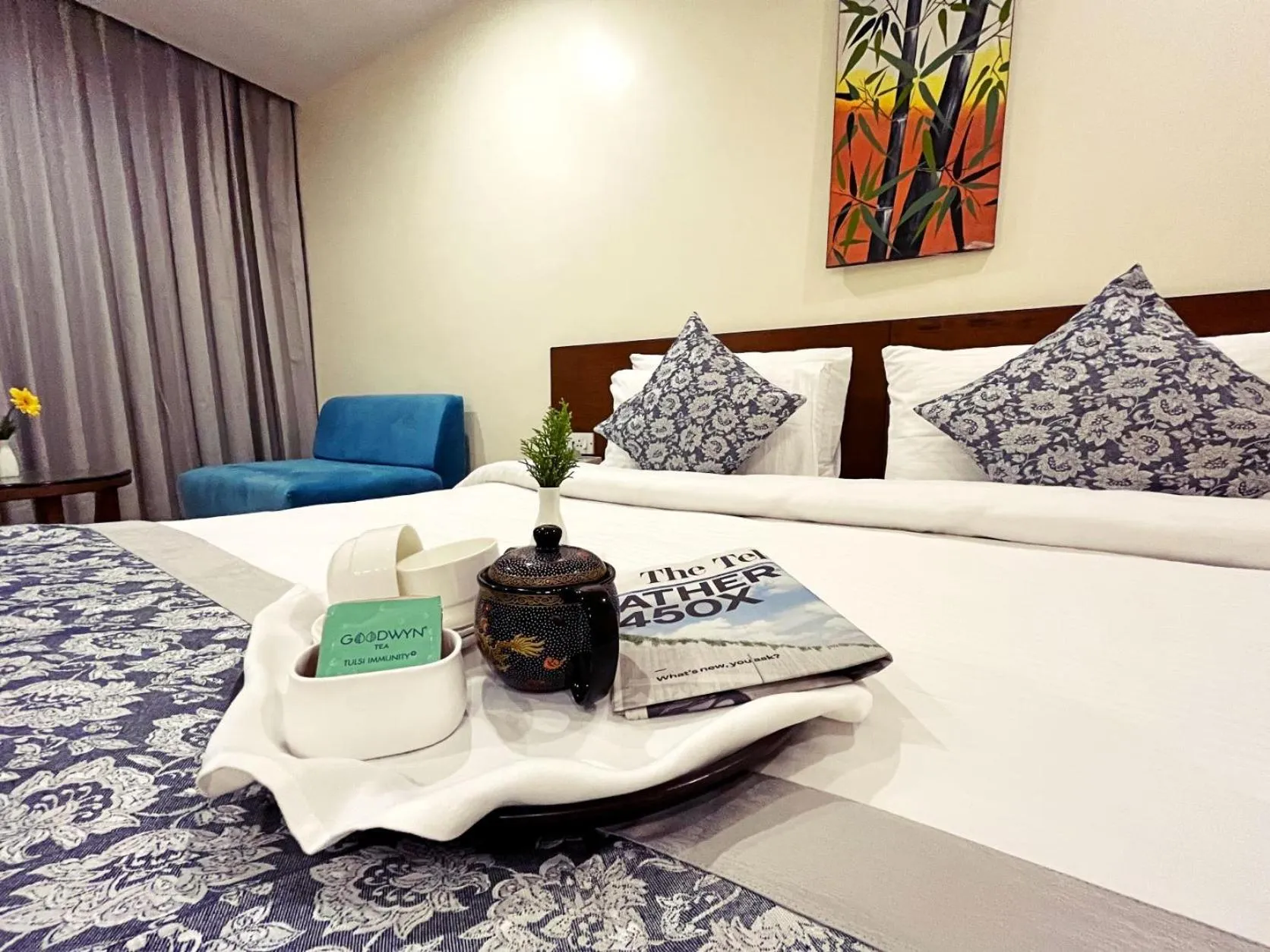 Bedroom, Bed in Cilantro Unwind Delisso Abode,Gangtok