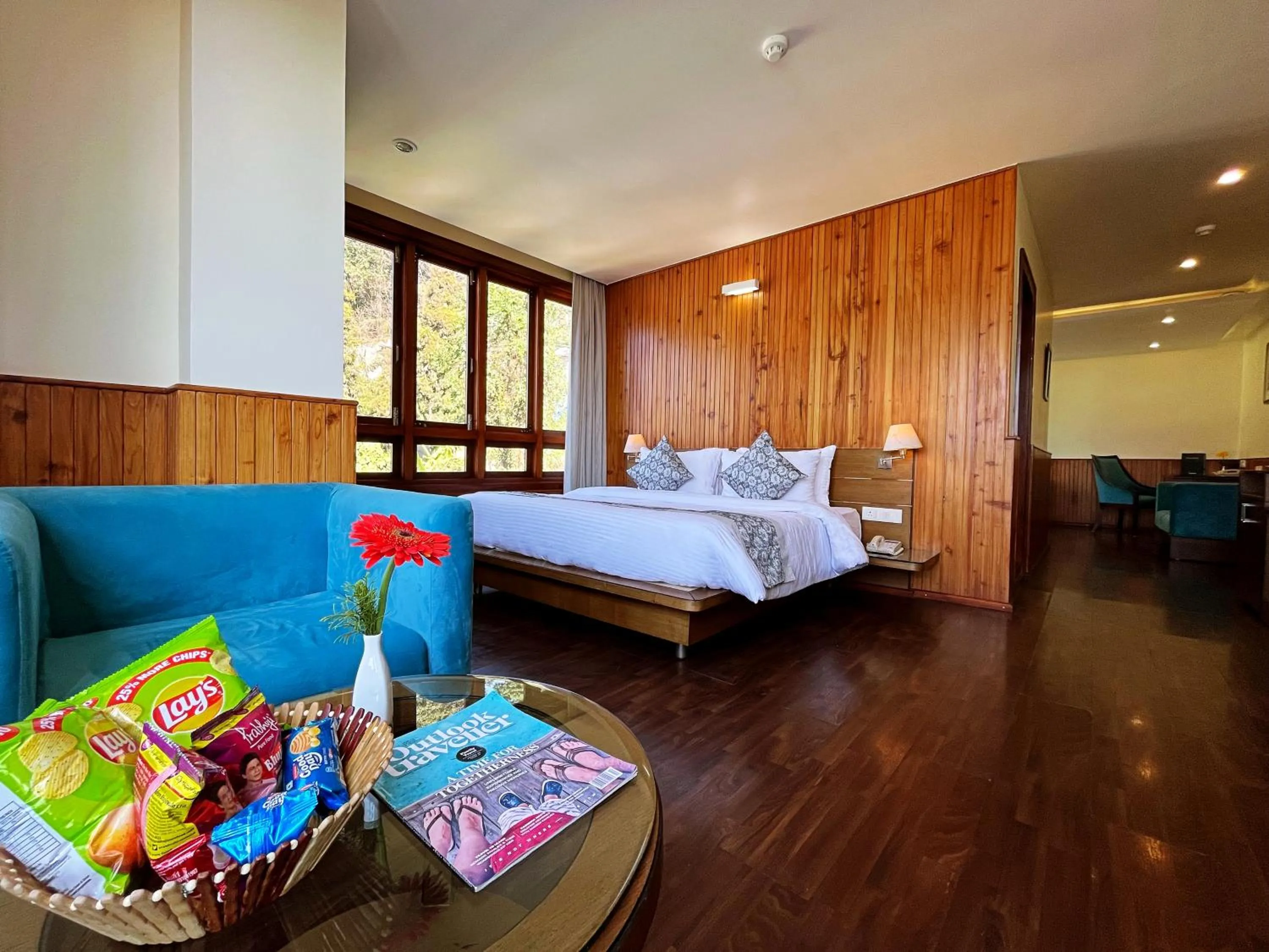 Bedroom, Bed in Cilantro Unwind Delisso Abode,Gangtok