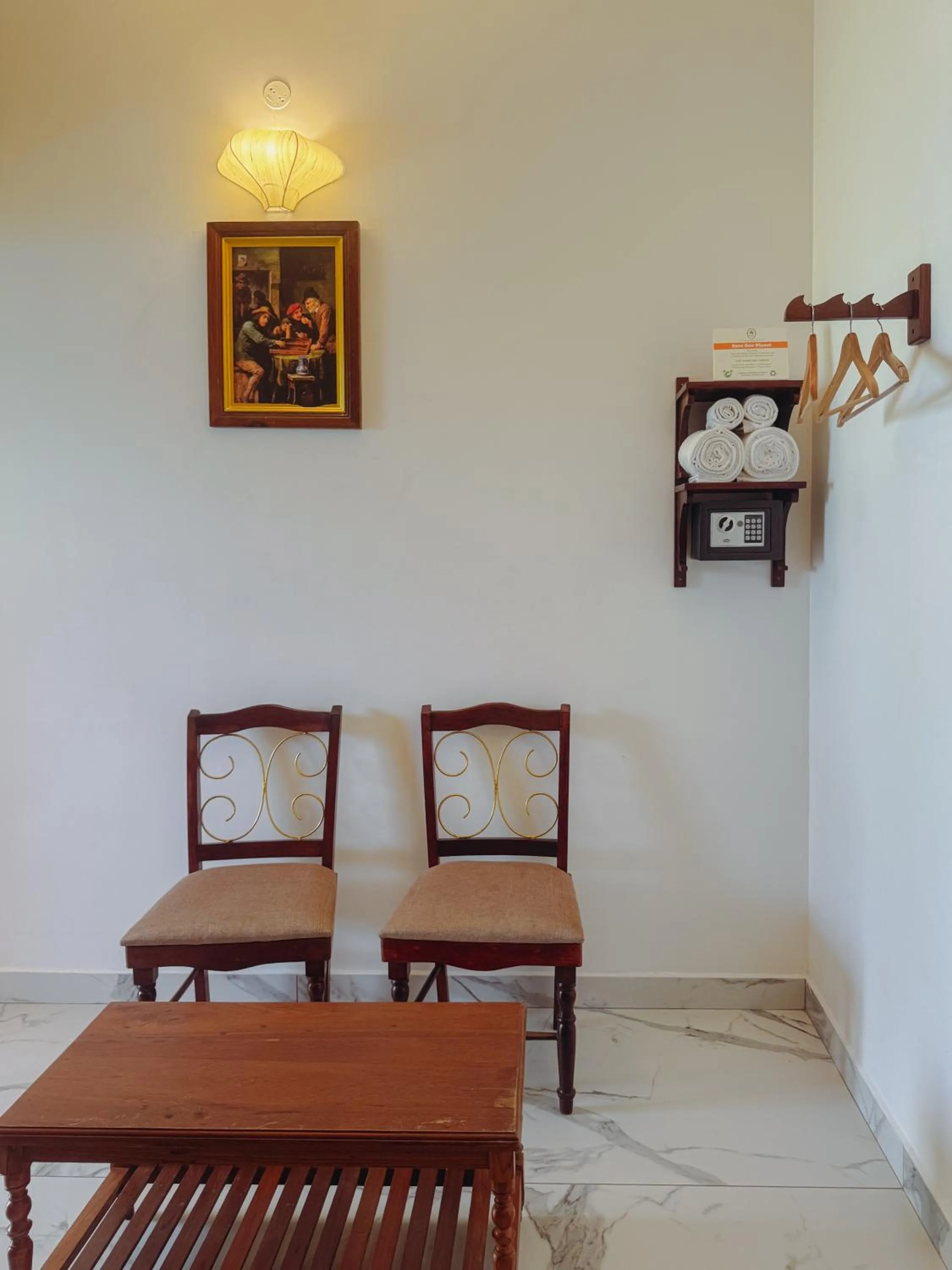Seating area in Bel Abri Colonial Living, Pondicherry