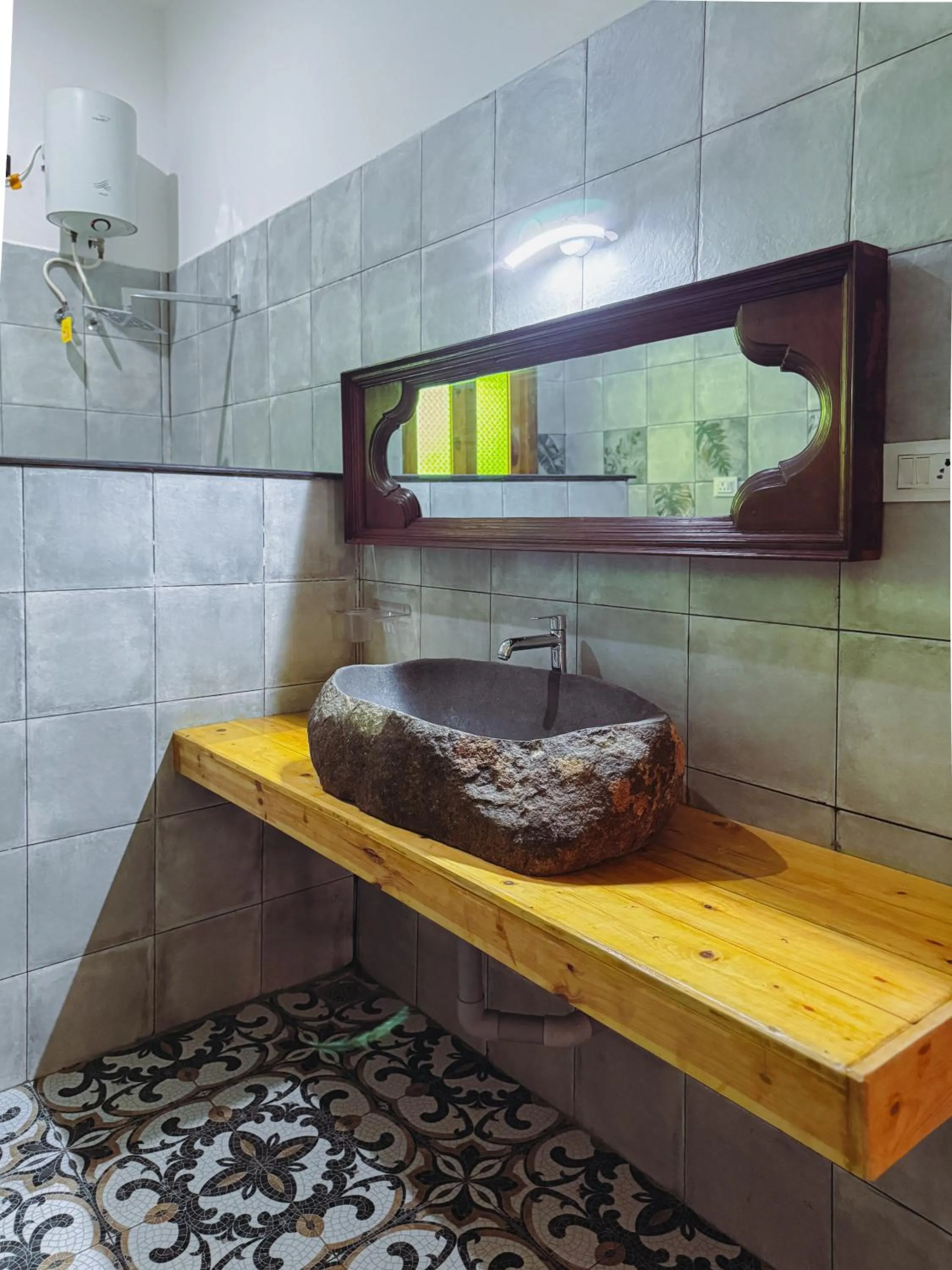Bathroom in Bel Abri Colonial Living, Pondicherry