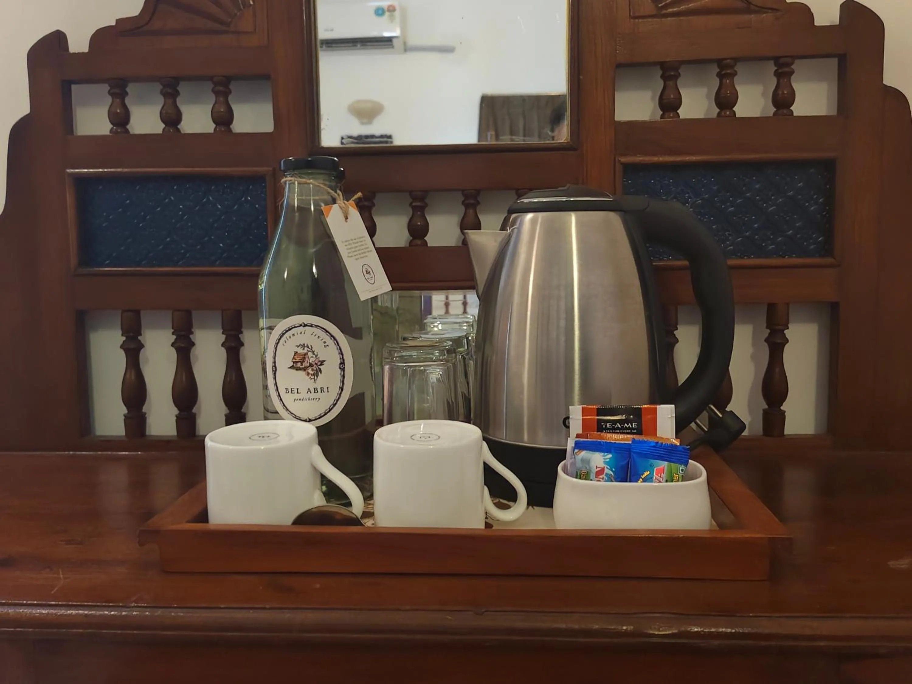 Coffee/tea facilities in Bel Abri Colonial Living, Pondicherry