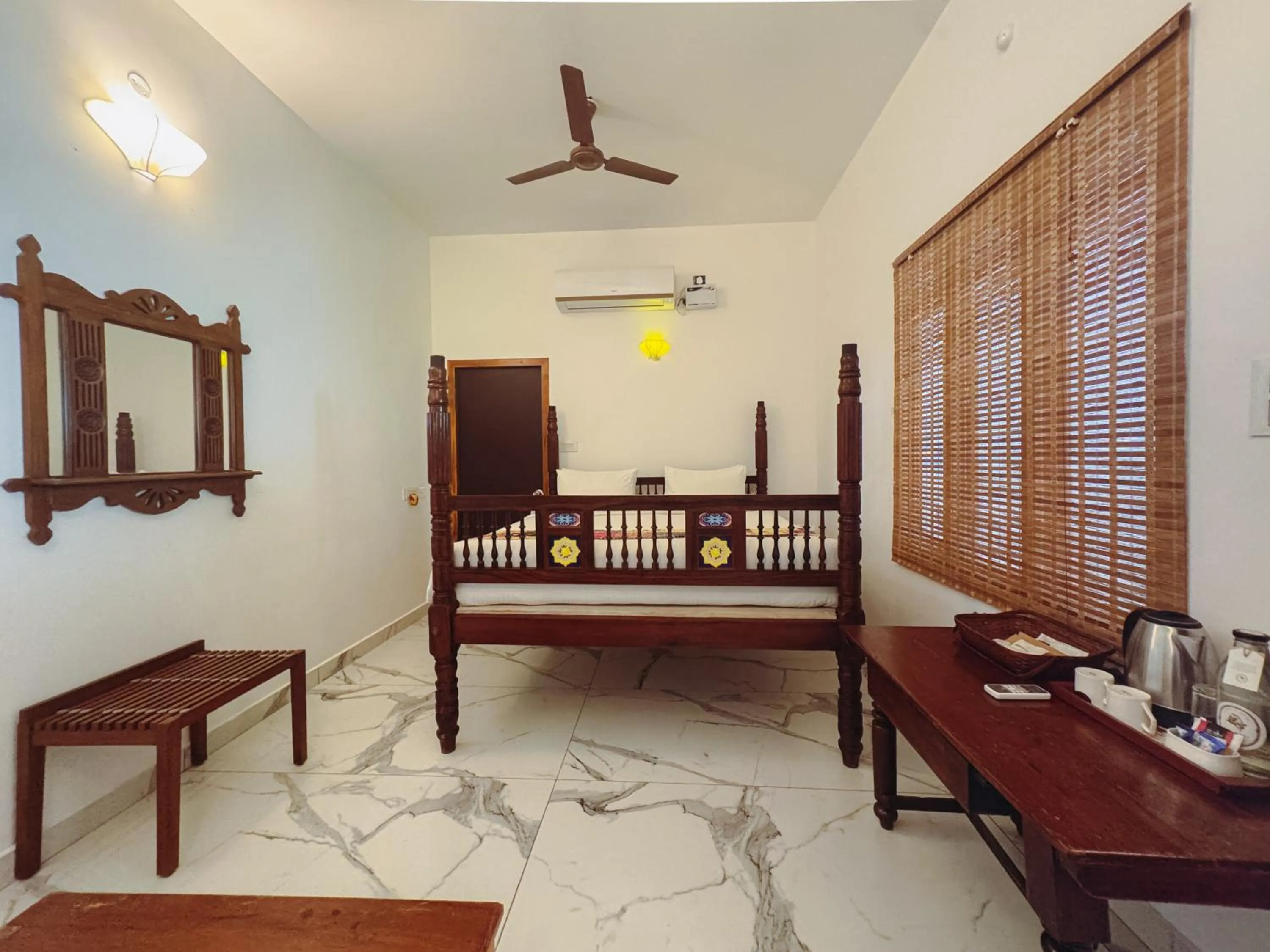 Bedroom in Bel Abri Colonial Living, Pondicherry