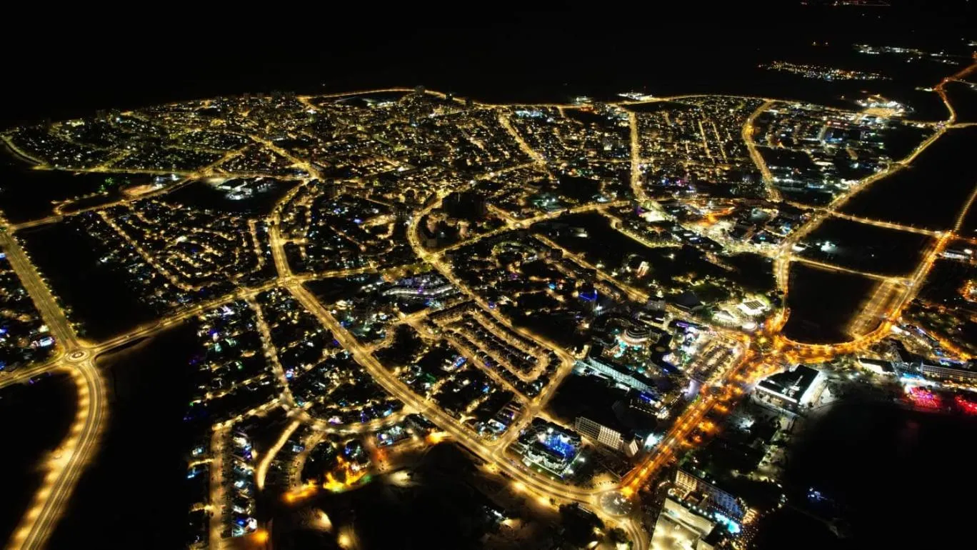 Bird's eye view in Custo Club