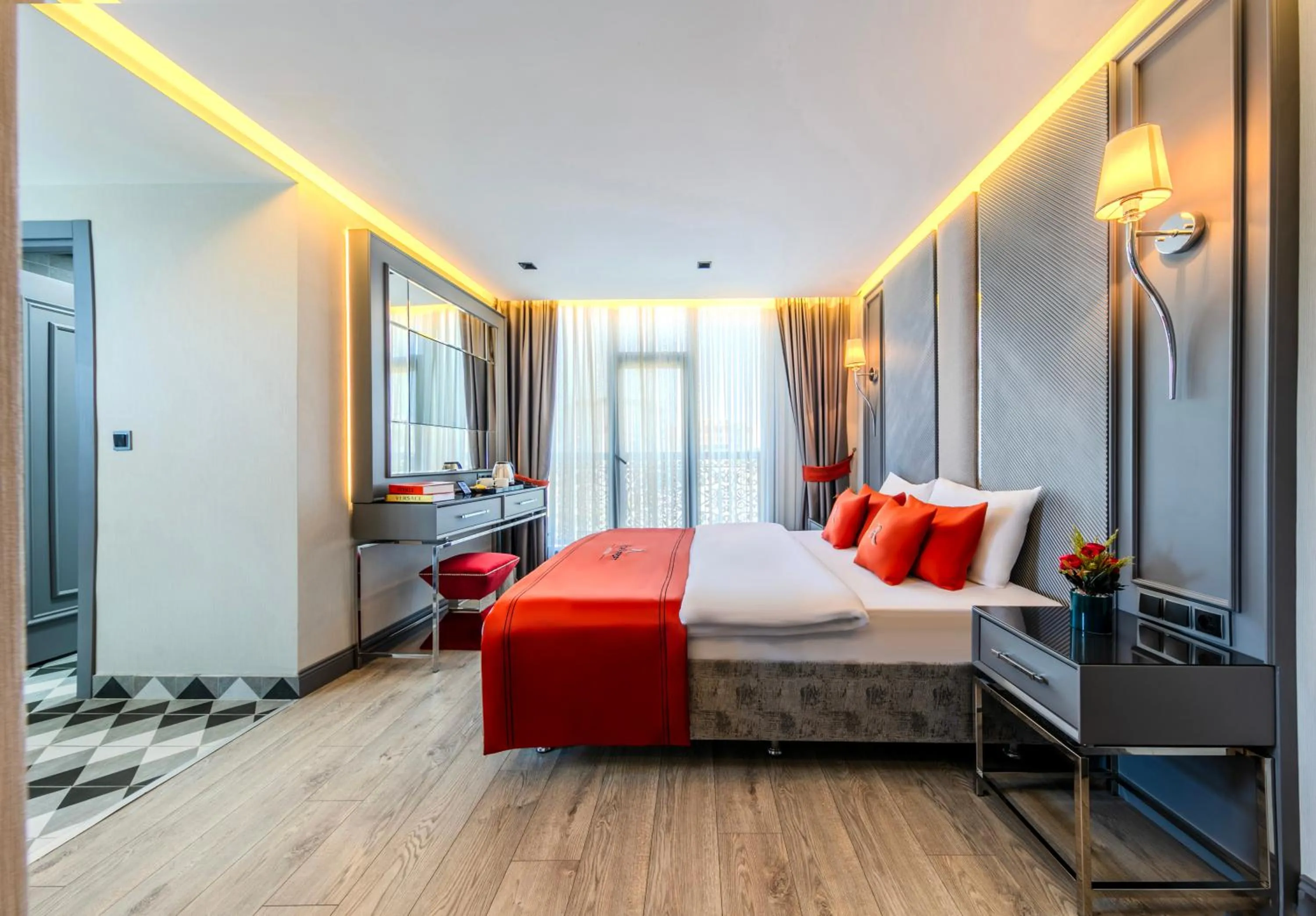 Photo of the whole room, Bed in Atar Airport Hotel - Spa & Wellness