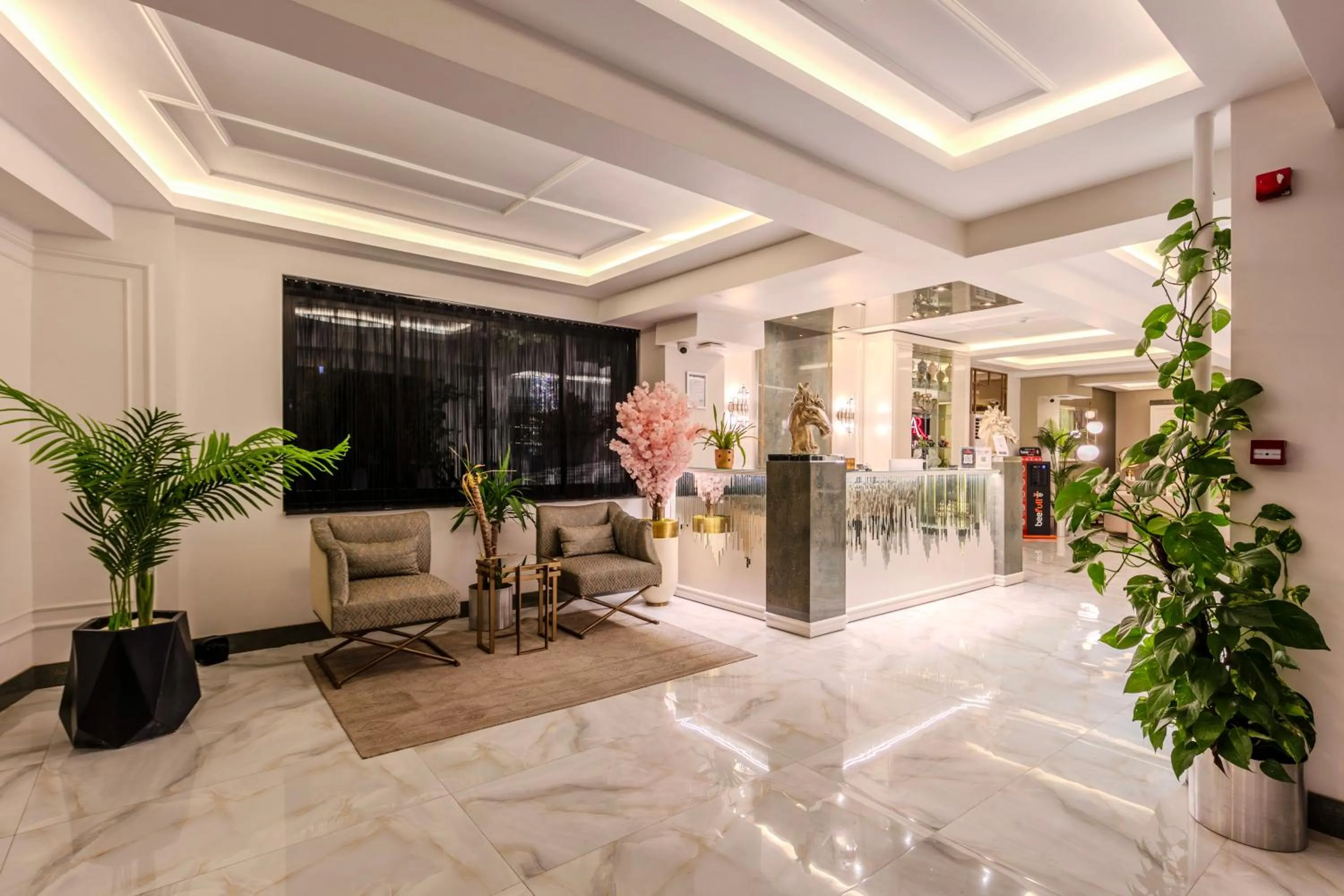 Lobby or reception in Atar Airport Hotel - Spa & Wellness