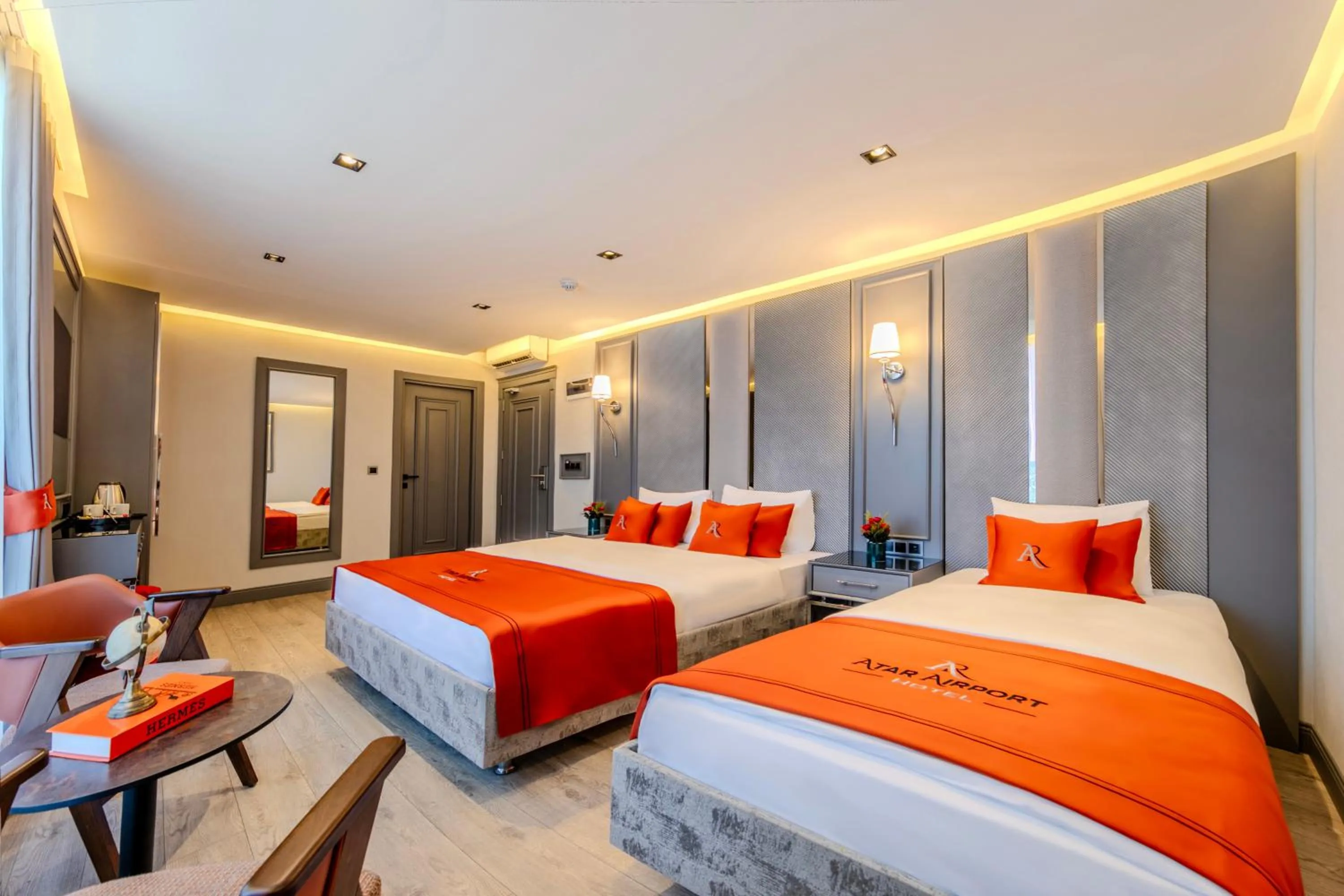 Photo of the whole room, Bed in Atar Airport Hotel - Spa & Wellness