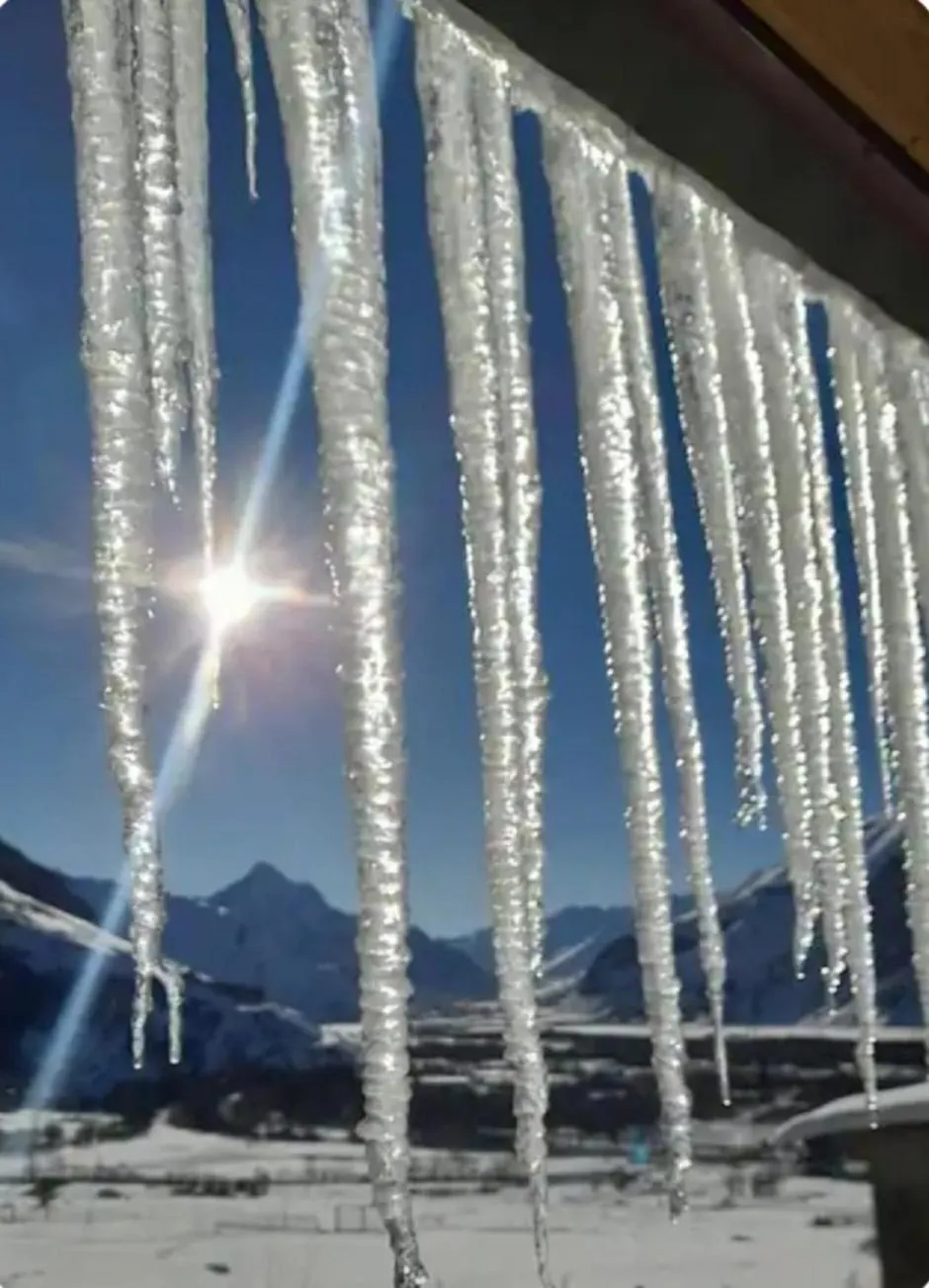 Winter in Mountain flower cottage