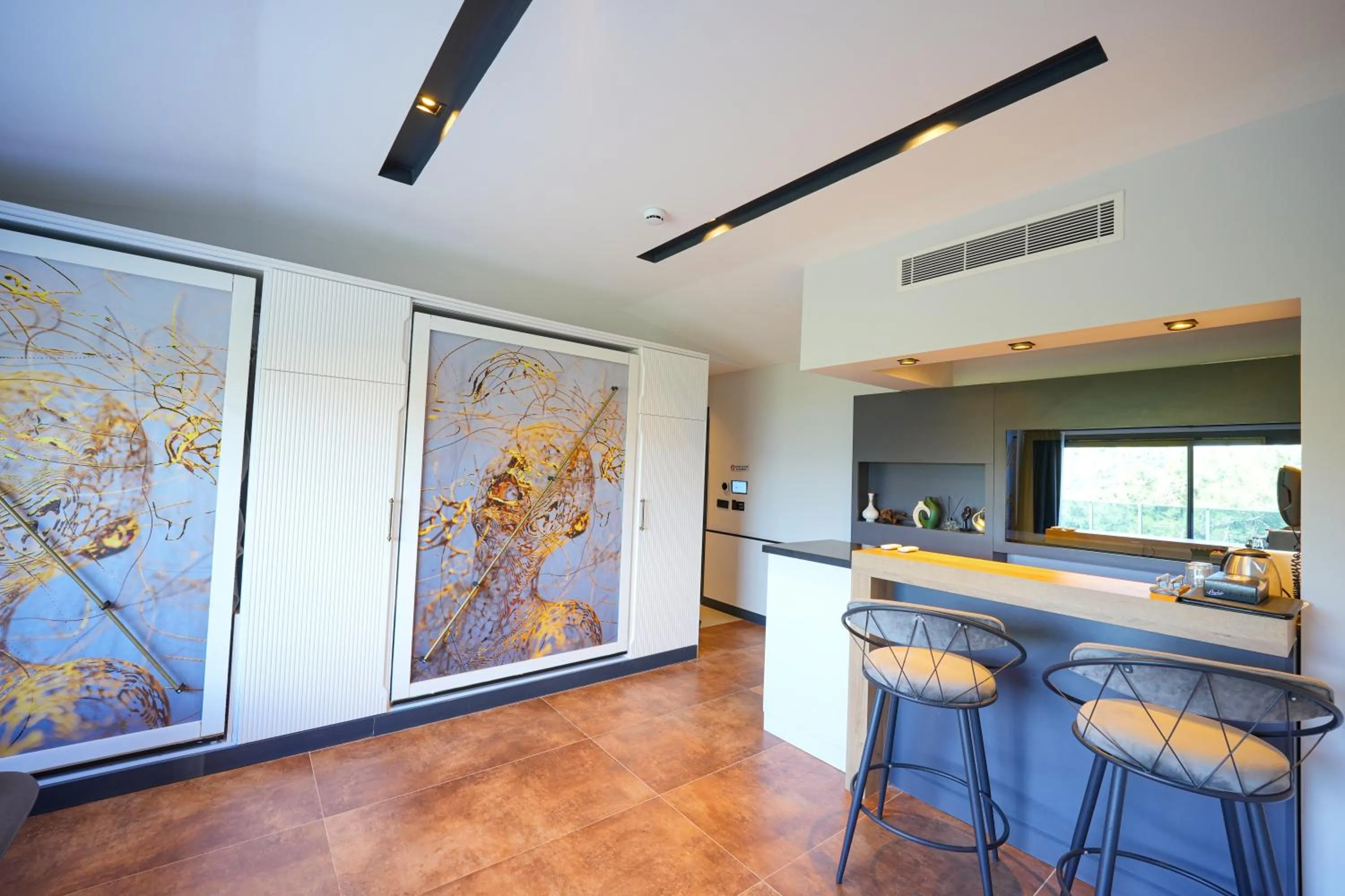 Kitchen or kitchenette in Ramitos Boutique Hotel