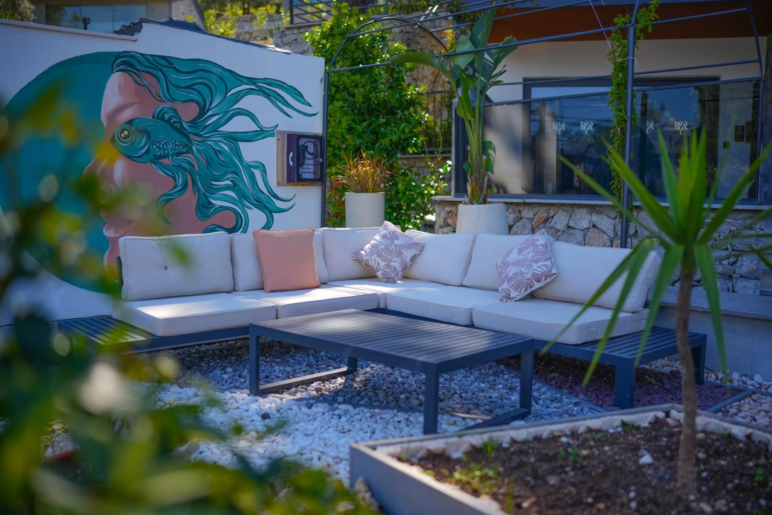 Seating area in Ramitos Boutique Hotel