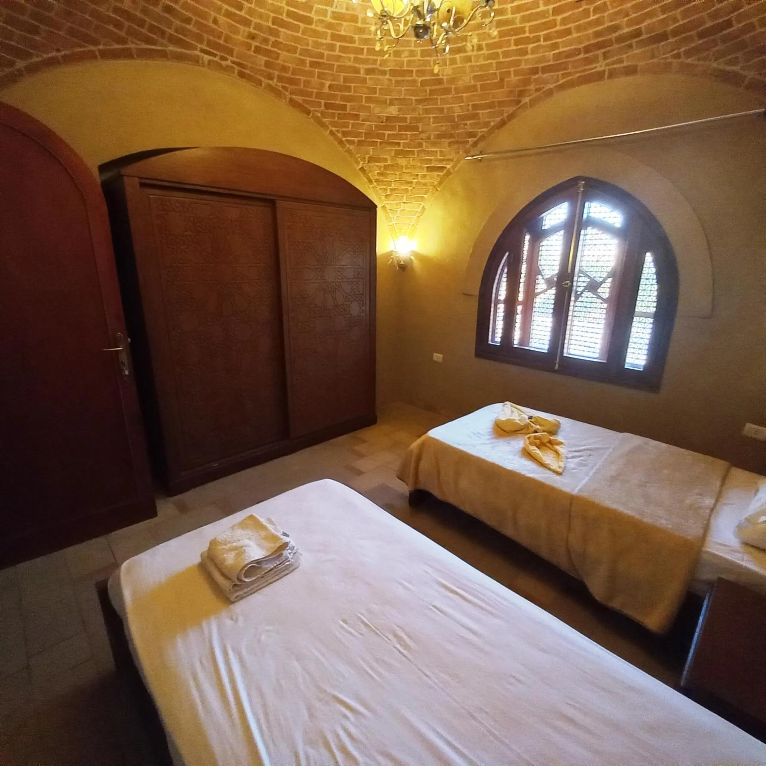 Bed in Mystical habou domes villa private pool