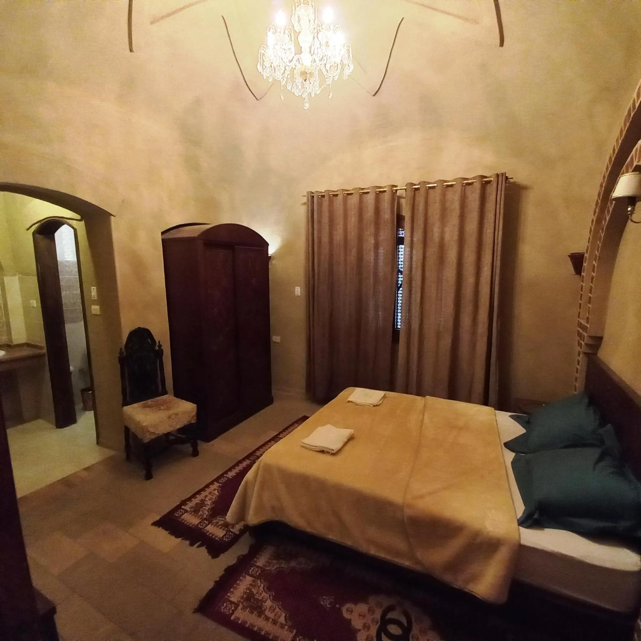 Bed in Mystical habou domes villa private pool