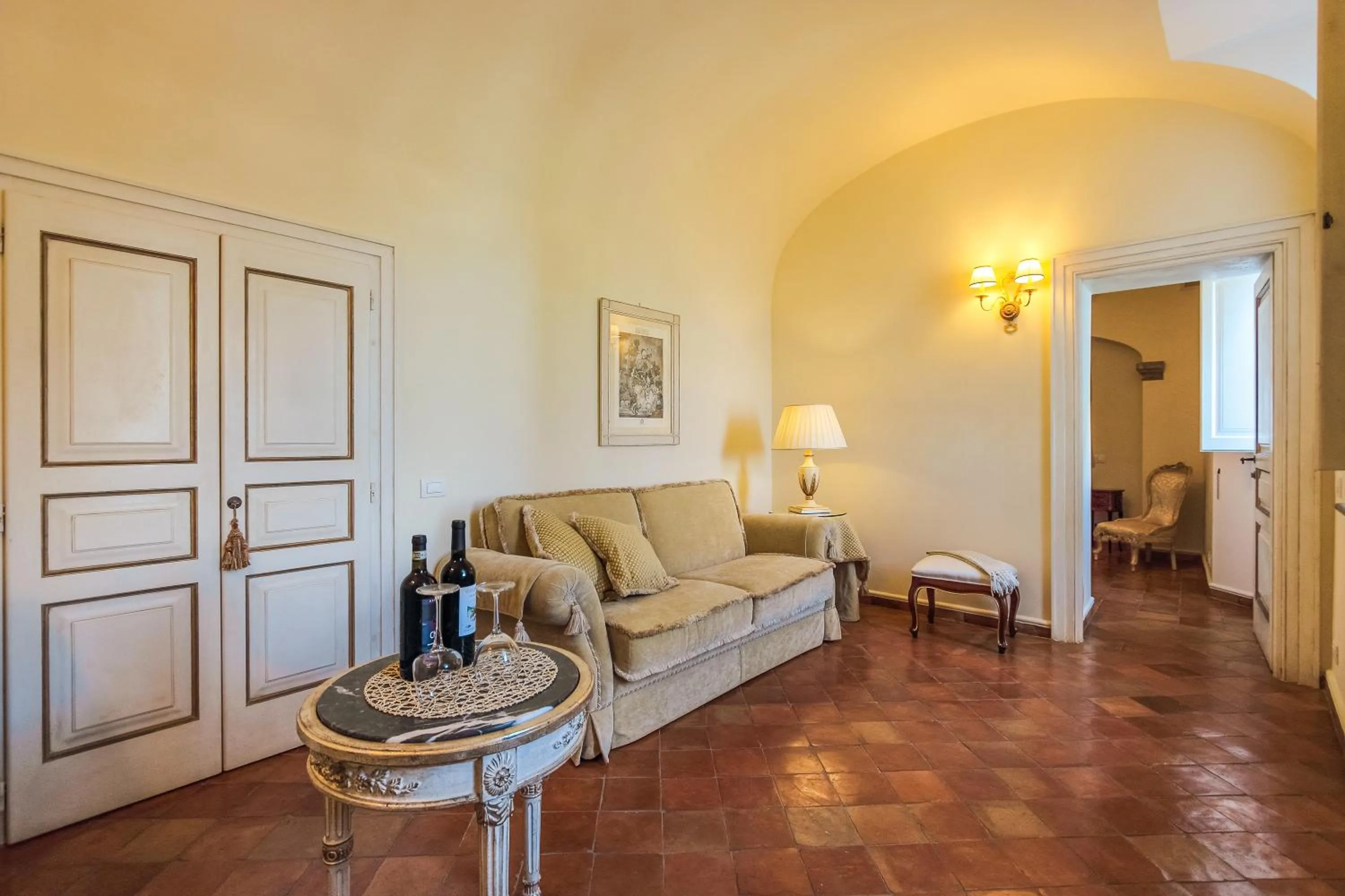 Seating area in Villa Alba d'Oro - Historic luxury villa