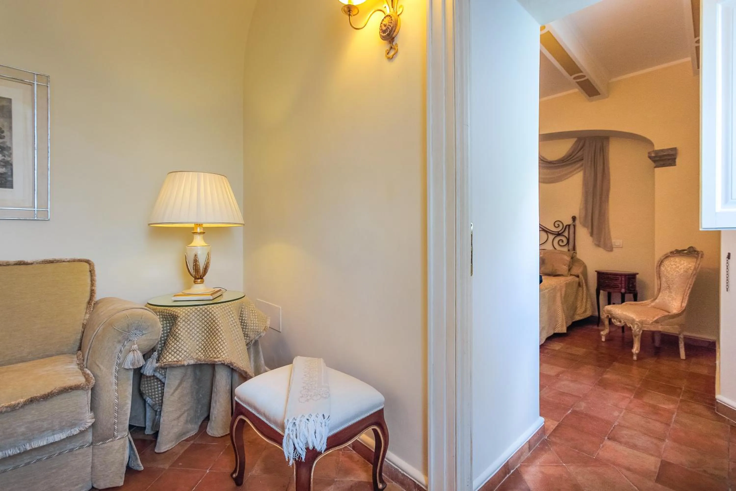 Seating area in Villa Alba d'Oro - Historic luxury villa