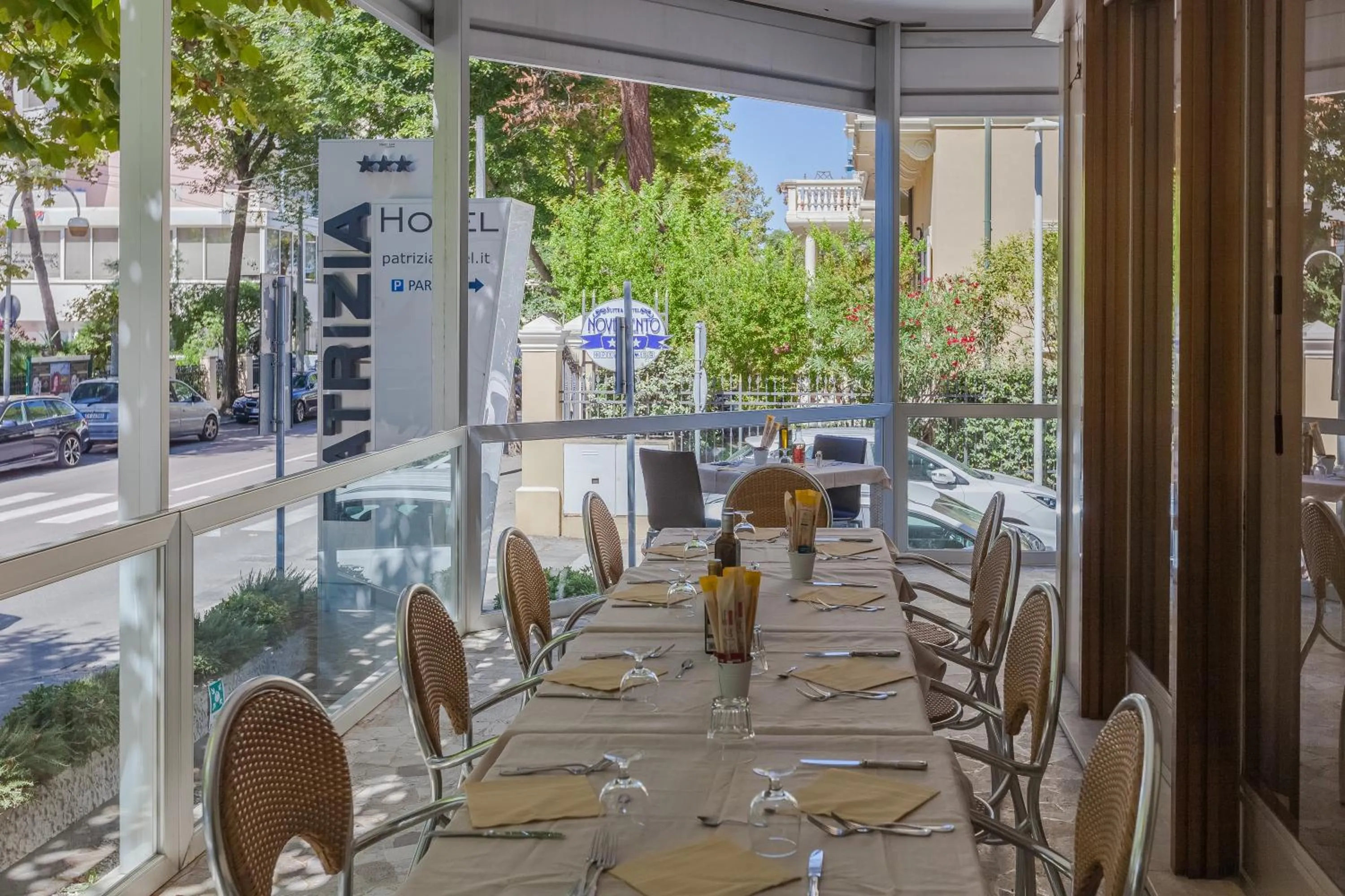 Patio in Hotel Patrizia