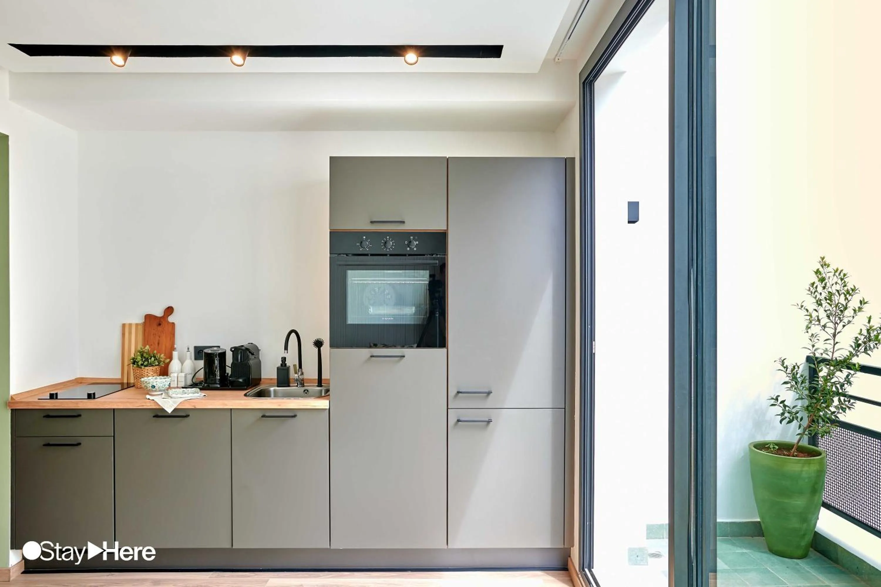 Kitchen or kitchenette in Stayhere Casablanca - Maarif - Elite Residence