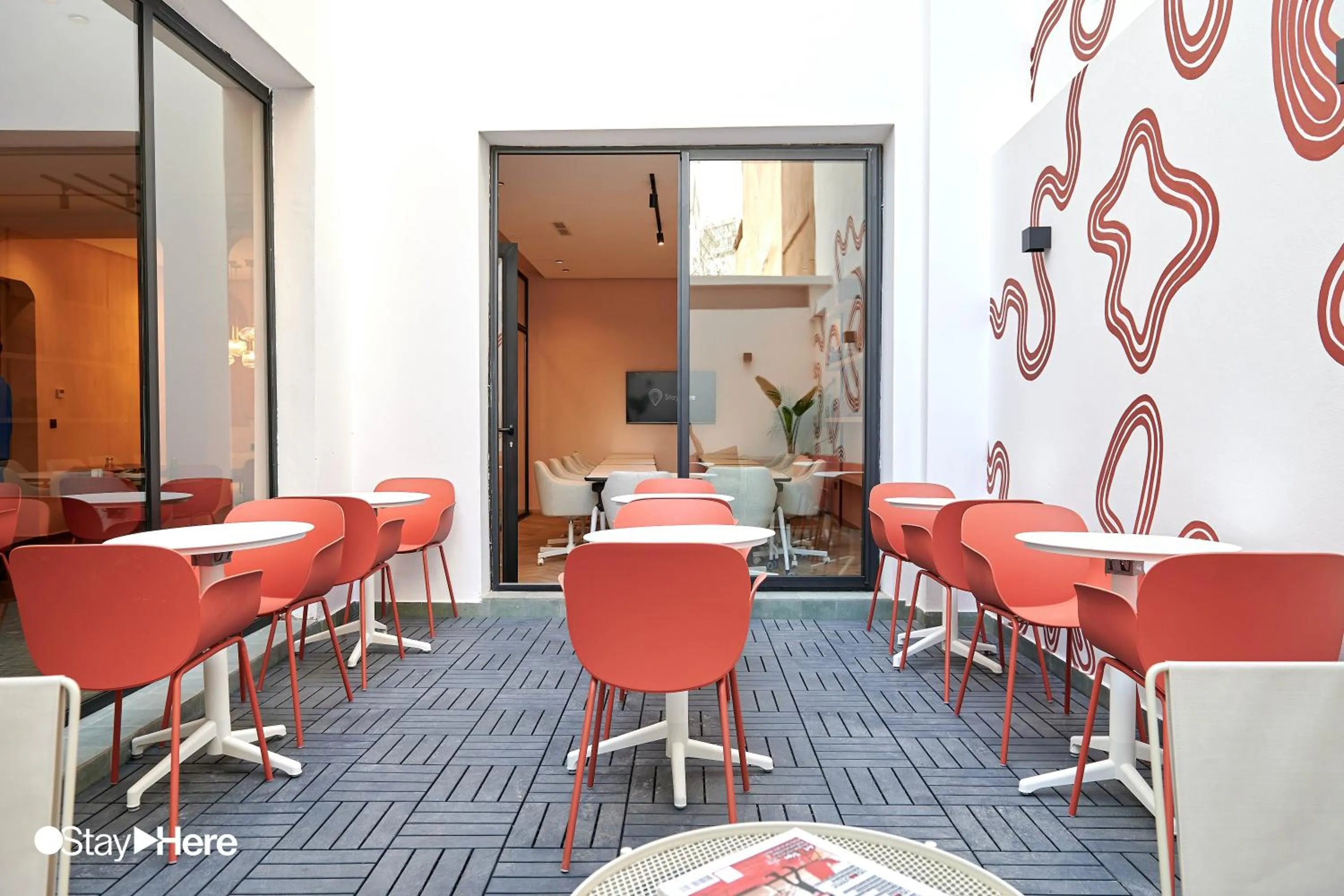 Balcony/Terrace in Stayhere Casablanca - Maarif - Elite Residence