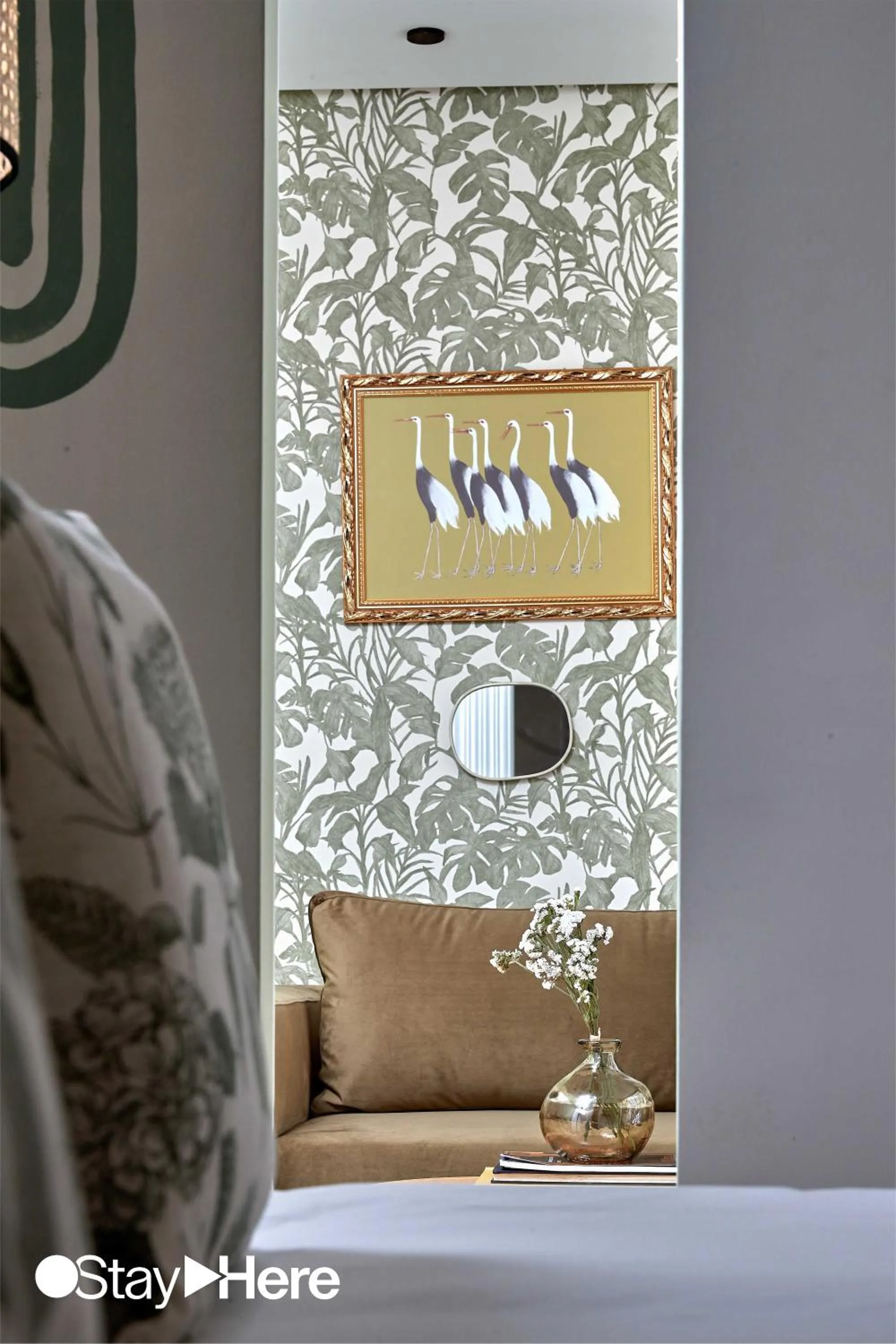 Living room, Bed in Stayhere Casablanca - Maarif - Elite Residence