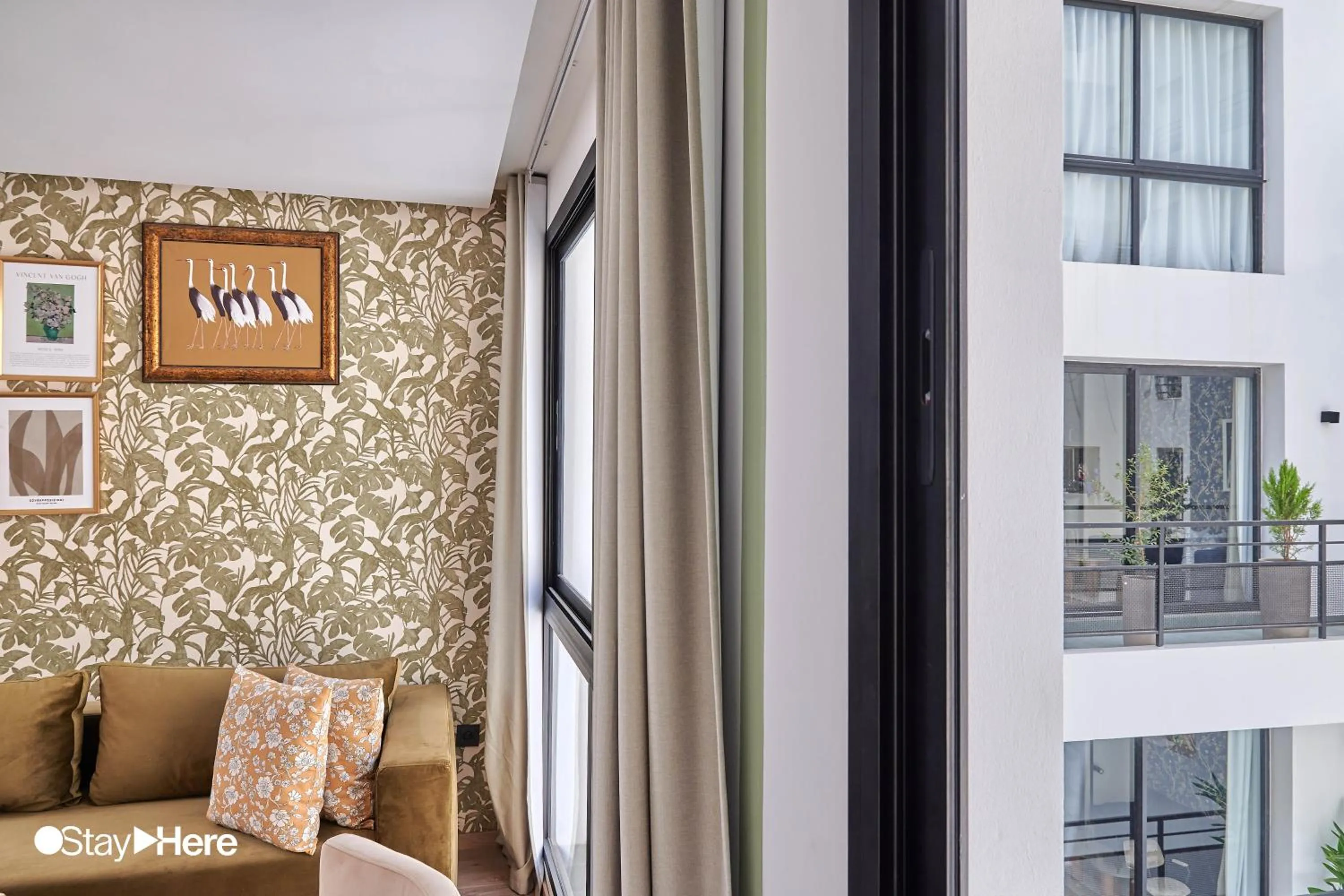 Living room in Stayhere Casablanca - Maarif - Elite Residence