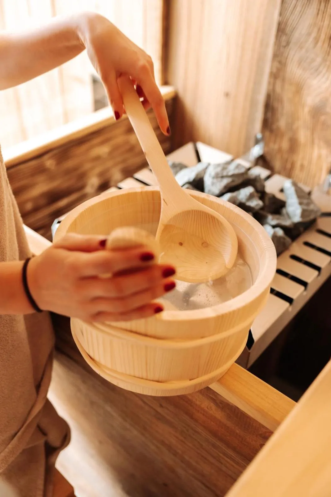Sauna in Hubertus Boutiquehotel Filzmoos