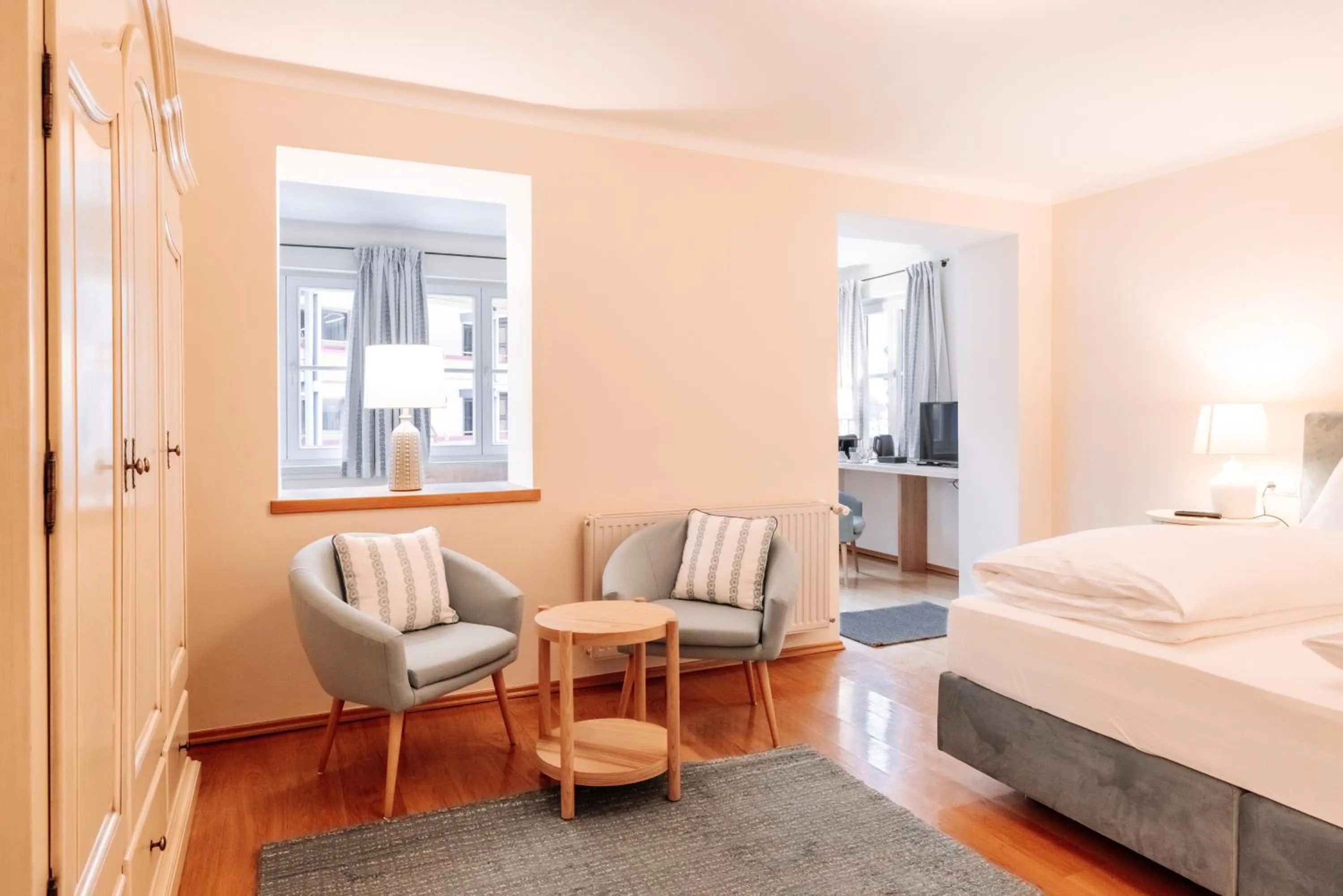 Bed in Hubertus Boutiquehotel Filzmoos