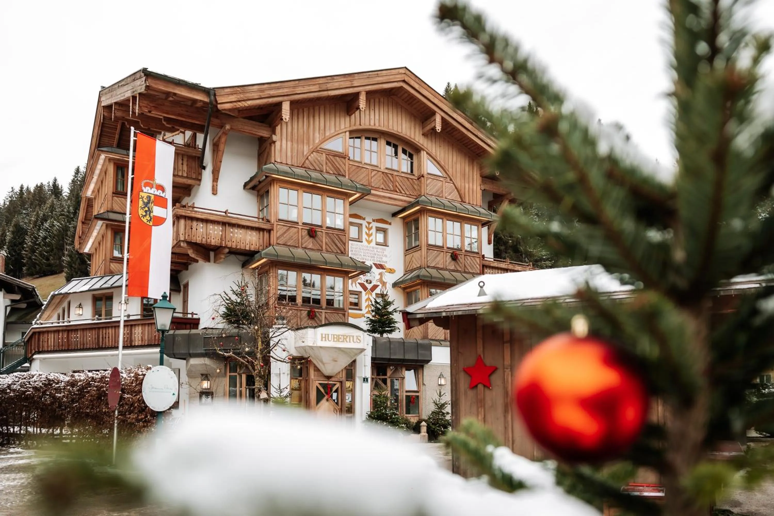 Property building in Hubertus Boutiquehotel Filzmoos