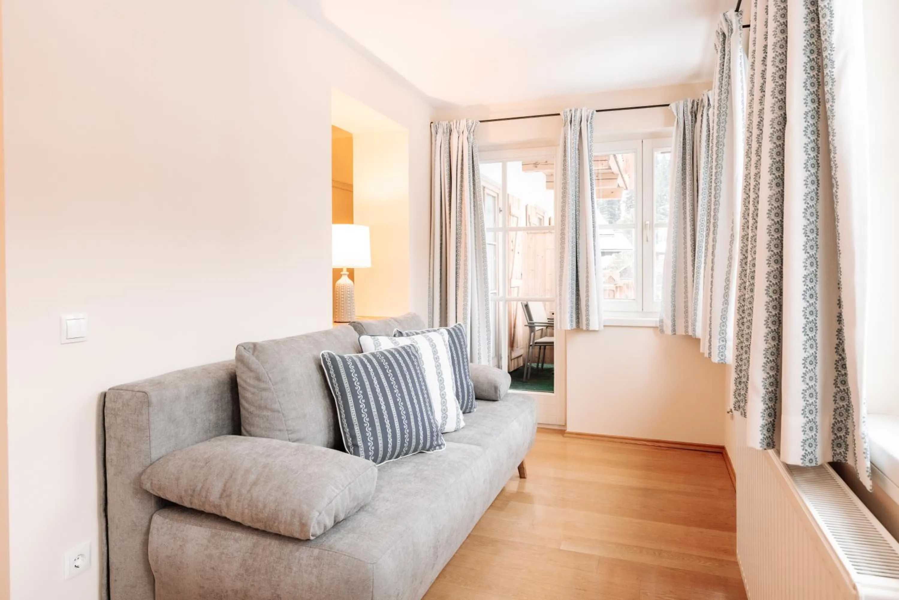 Seating area in Hubertus Boutiquehotel Filzmoos