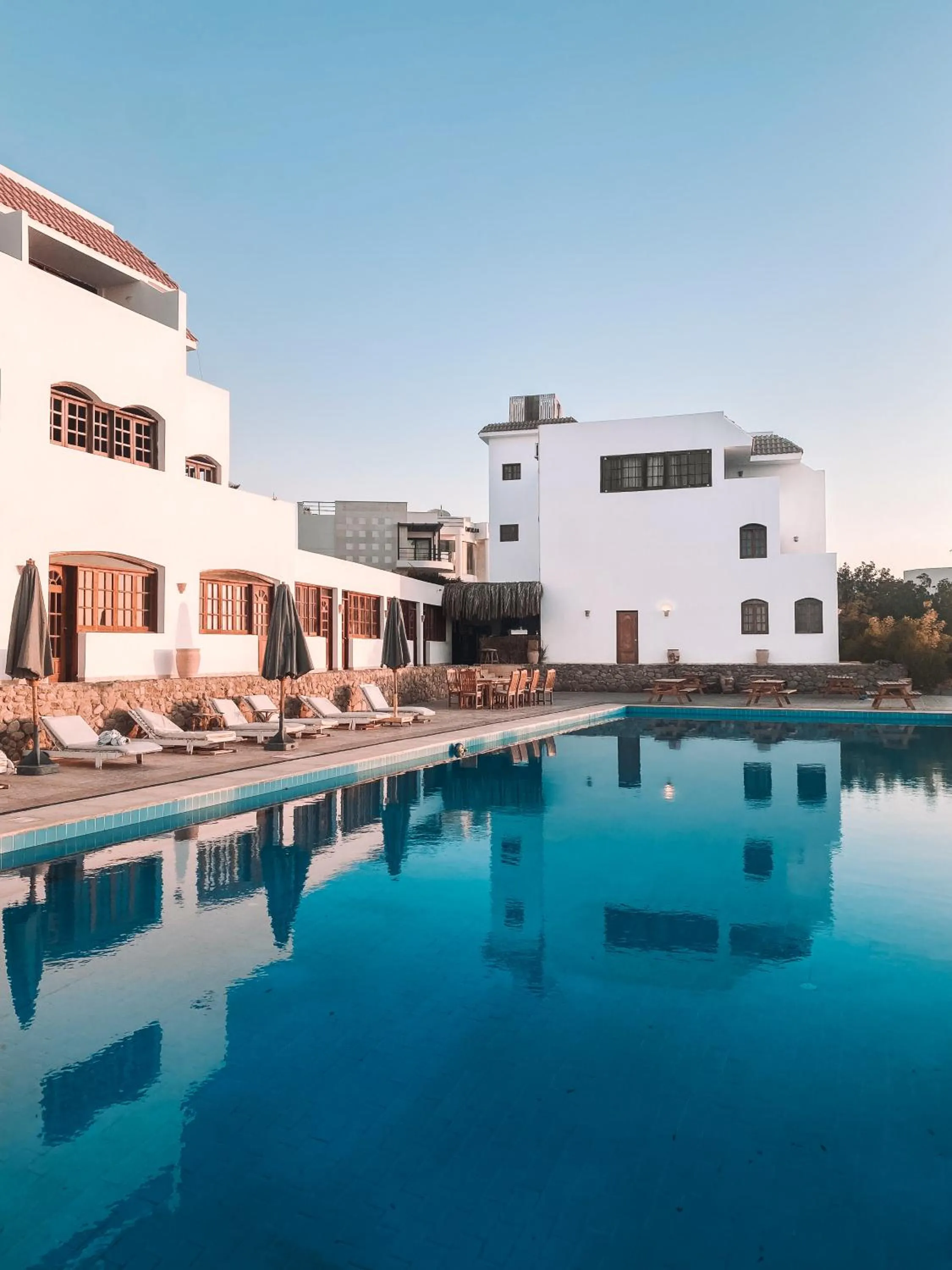 Swimming pool in Serenity Lodge