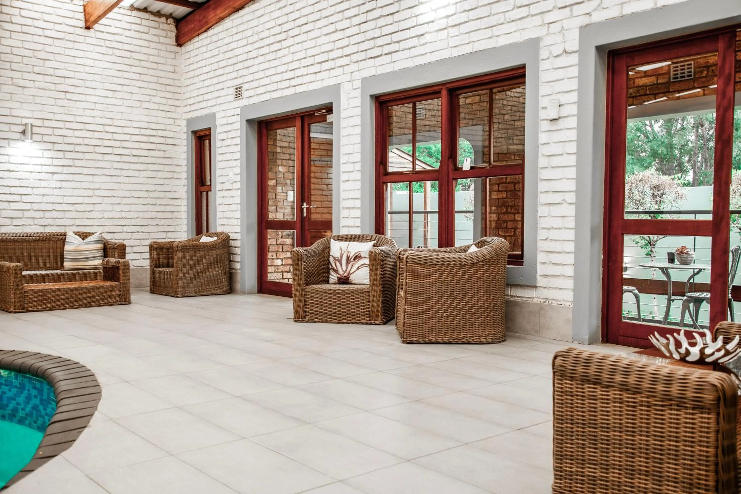 Patio in Yalla Yalla Boutique Hotel