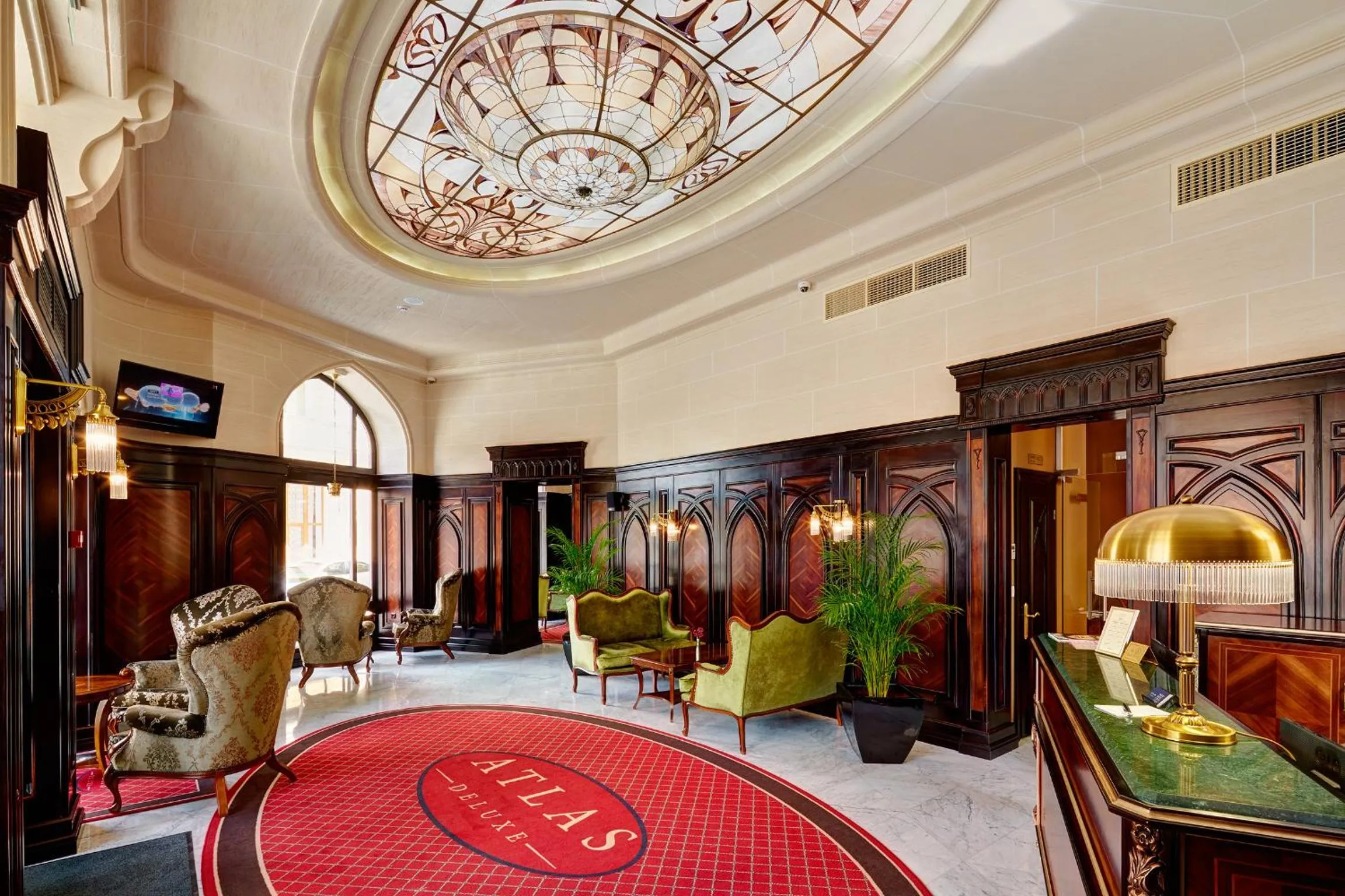 Lobby or reception in Hotel Atlas Deluxe